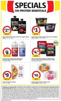 Preview of Coles catalogue - valid from 08/07/2026 | Page: 31 | Products: Yoghurt, Ham, Chicken, Vitamin