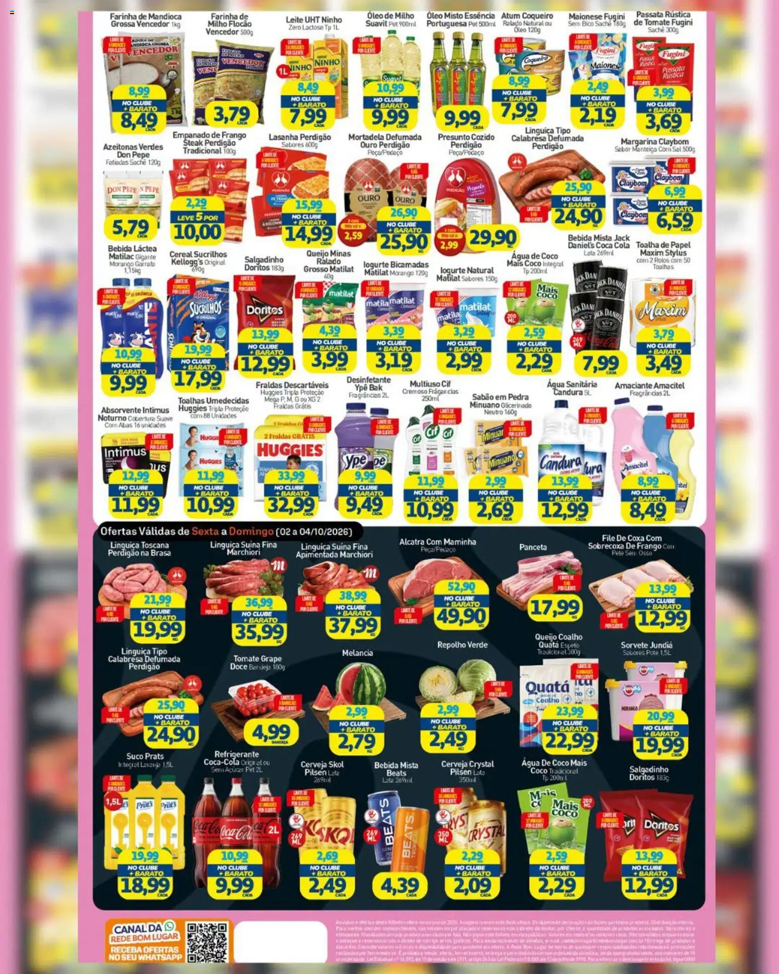 Rede Bom Lugar Folheto - válido de 01/10/2026 | Página: 2 | Produtos: Azeitonas, Steak, Sabão, Bico