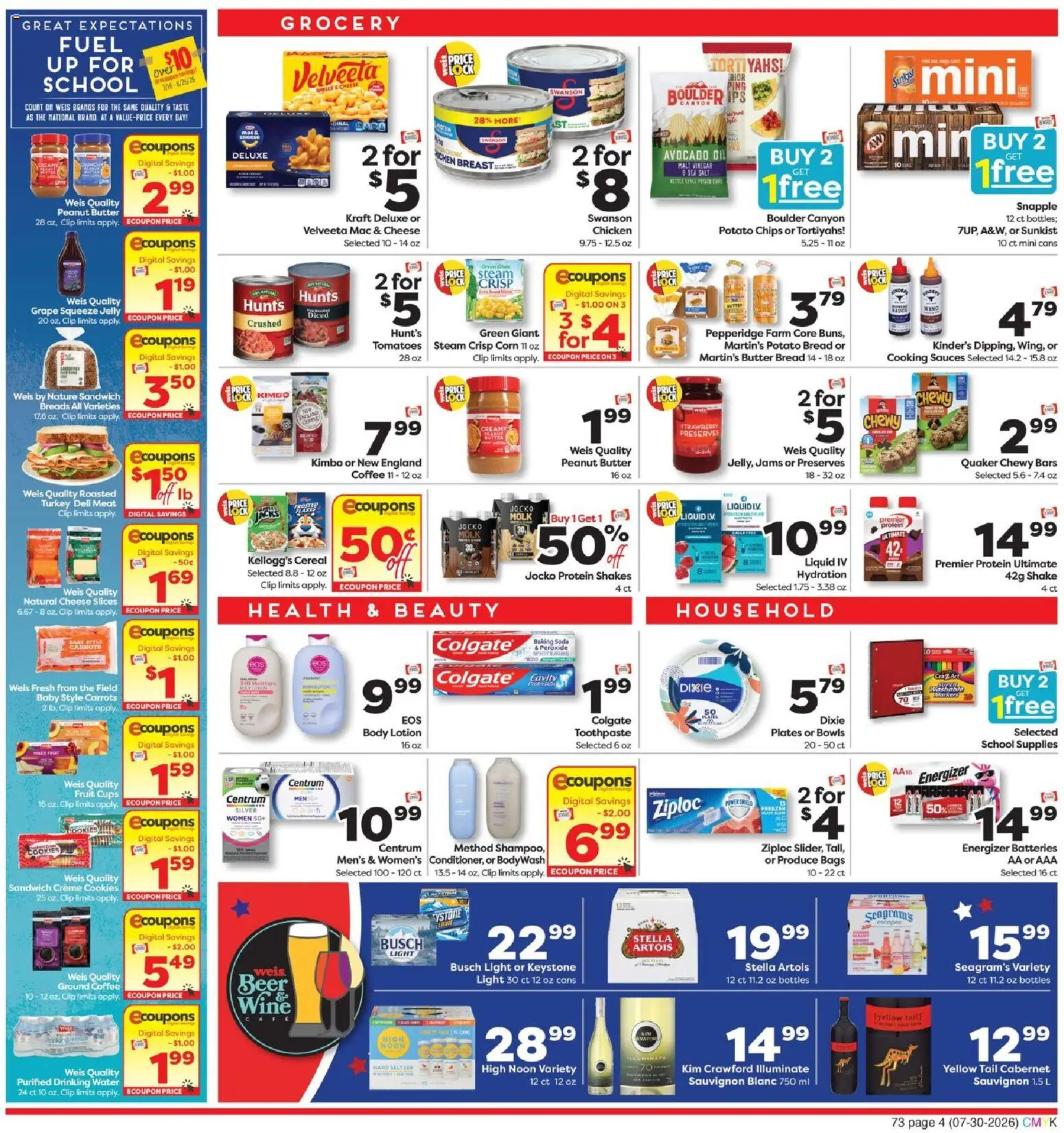 Weis - Weekly Circular - VA - valid from 07/30/2026 | Page: 4