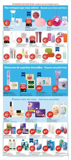 Preview of Pharmaprix weekly flyer / circulaire from shop Pharmaprix valid from 22.05.2026 | Page: 12 | Products: Cream, Nail polish, Soap, Body wash