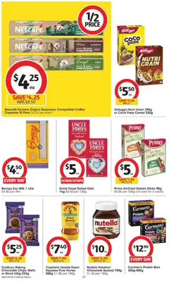 Preview of Capilano Upside Down Squeeze Pure Honey 500g, Capilano Upside Down Squeeze Pure Honey 500g - valid from 19/08/2026 | Page: 29