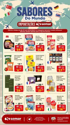Semar Supermercado ofertas Sabores do Mundo - Pré-Visualização do folheto da loja Semar Supermercado, válido de 06.05.2026