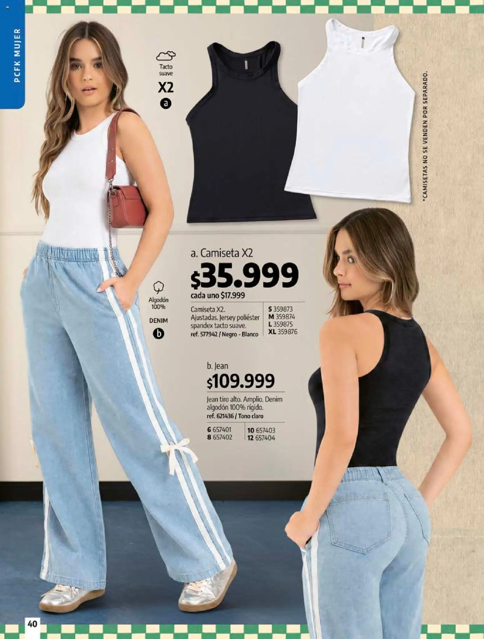 Pacifika revista - valida desde el 18/09/2026 | Página: 40 | Productos: Algodón, Jean, Camiseta