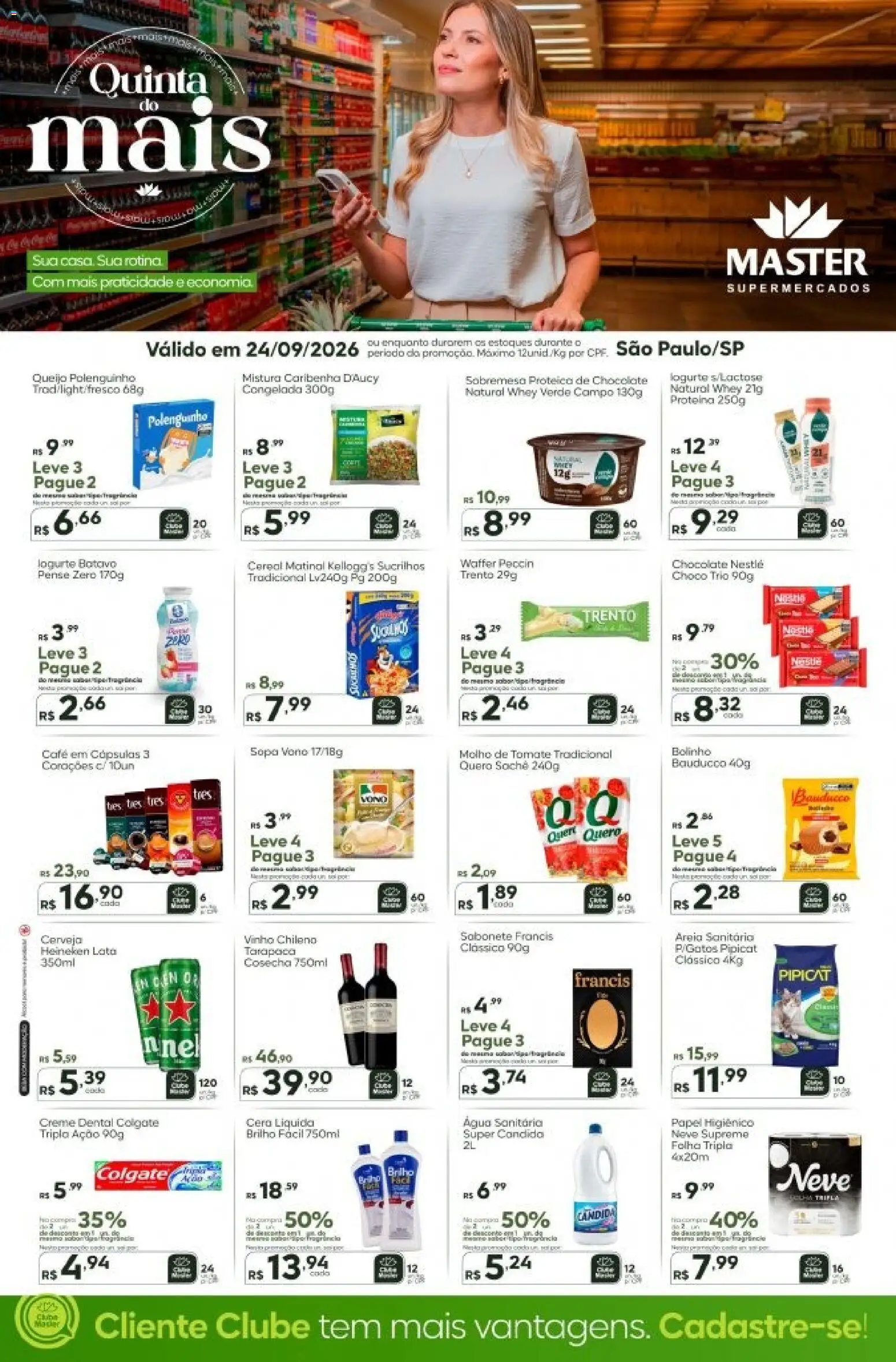 Master Quinta-feira 24 Setembro Preços Baixos