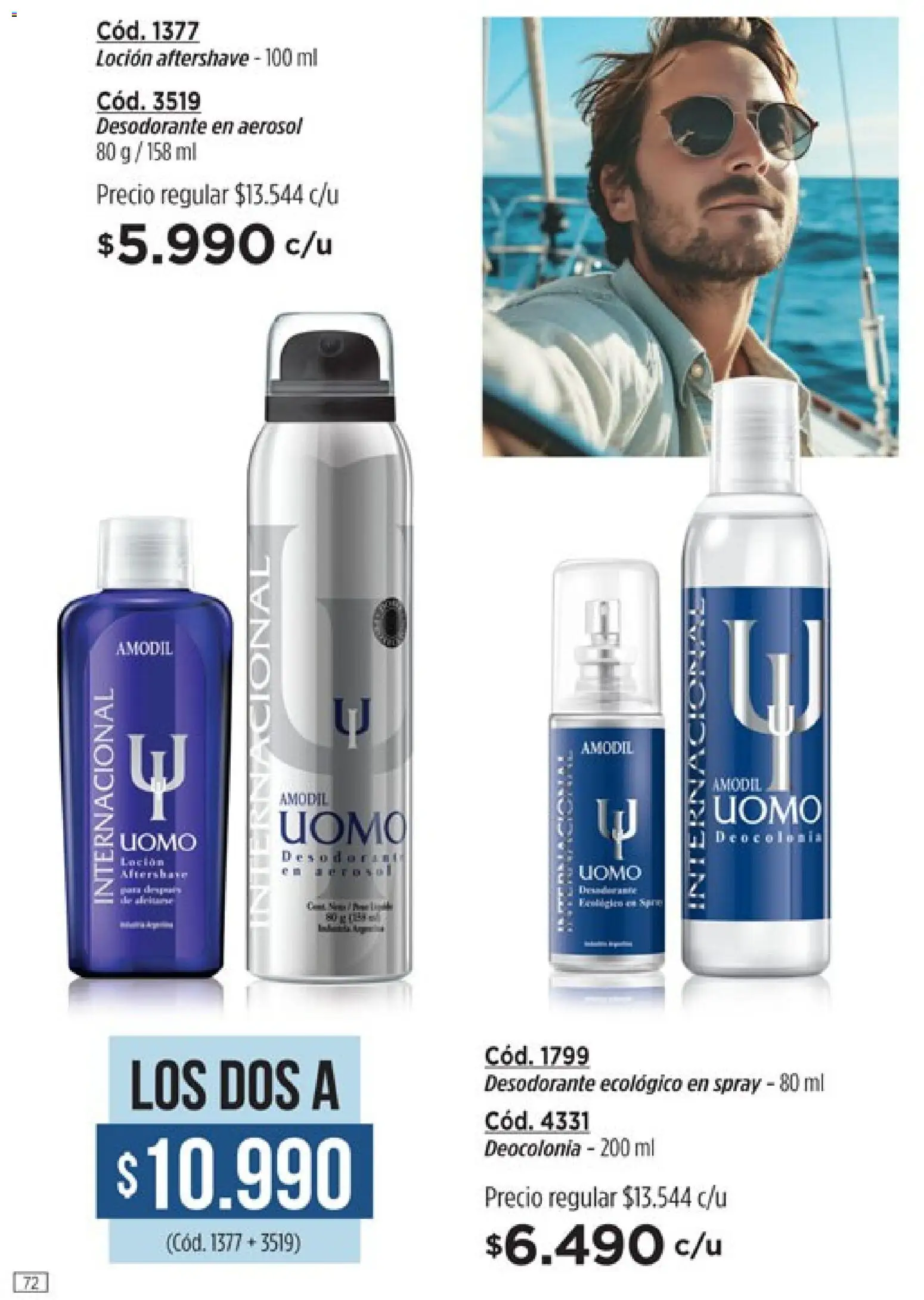 Catálogo Amodil Campaña 4 │ válido desde el 01/03/2026 | Página: 72 | Productos: Loción, Desodorante