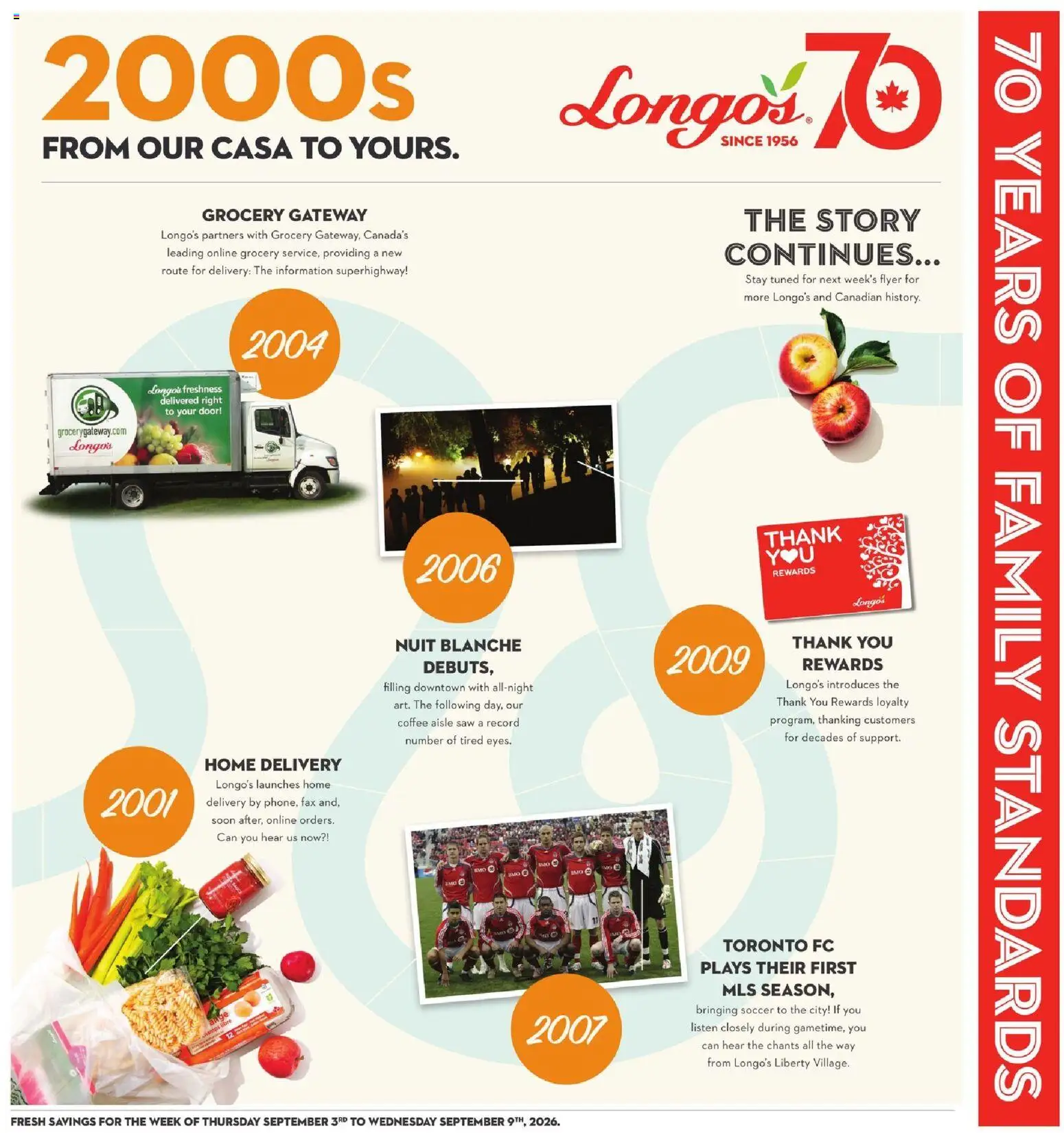 Longo's flyer valid from Sep 3, 2026 | Page: 11 | Products: Door, Coffee