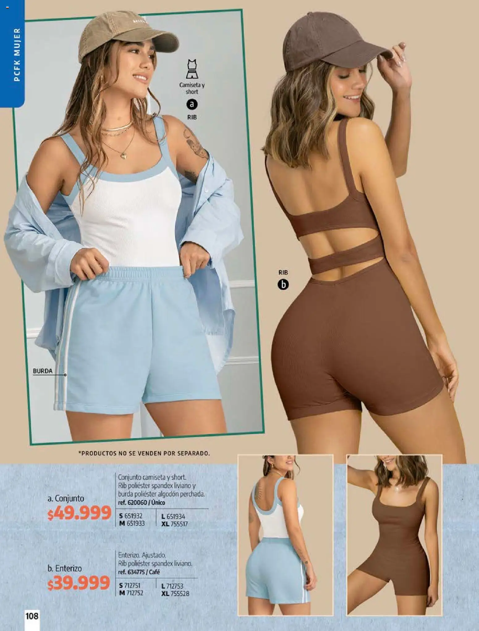 Pacifika revista - valida desde el 18/09/2026 | Página: 108 | Productos: Short, Camiseta, Conjunto, Café