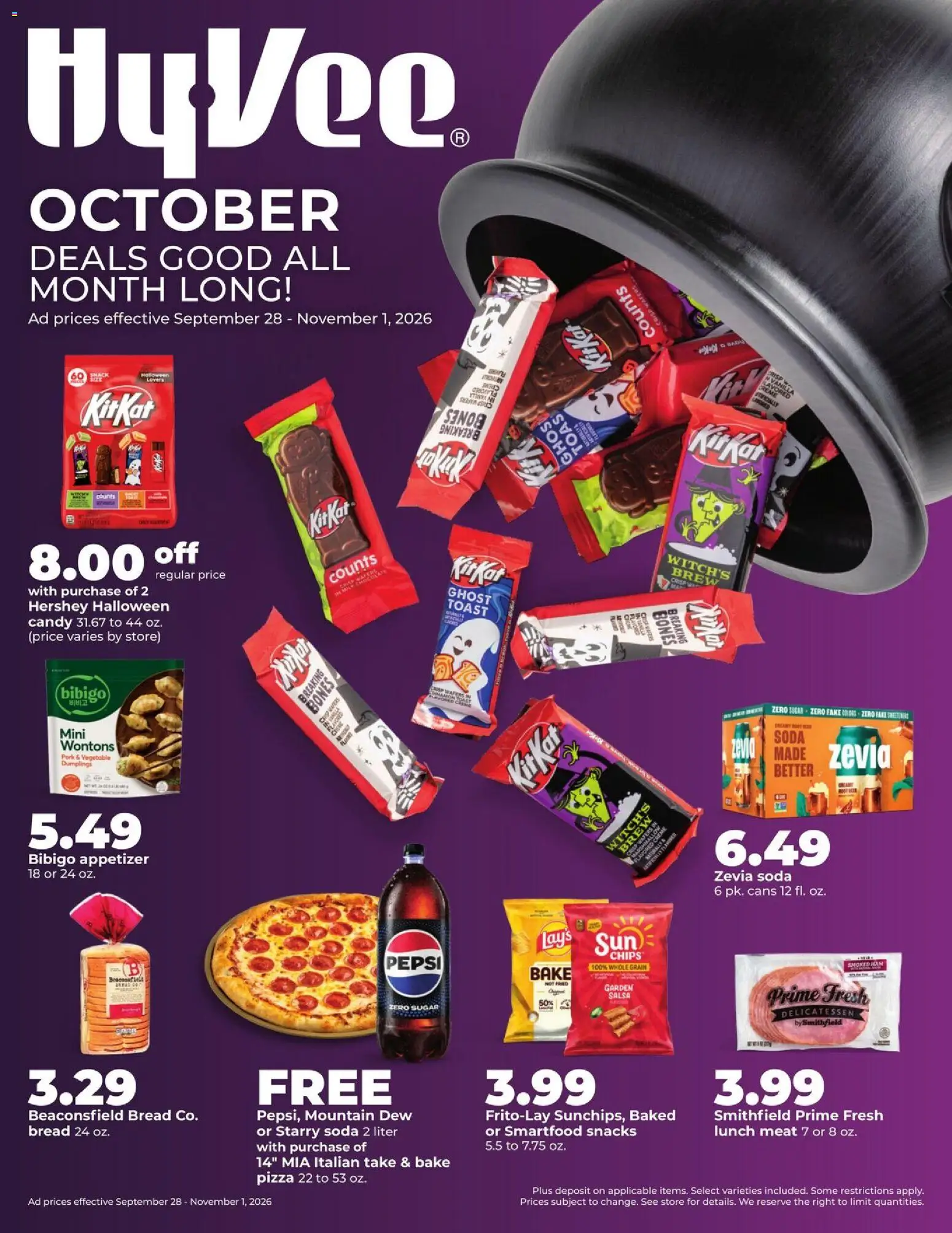 HyVee Monthly Ad - valid from 09/28/2026 | Page: 1