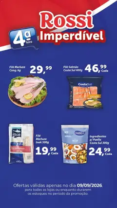 Rossi Supermercados ofertas Imperdível - Pré-Visualização do folheto da loja Rossi Supermercados, válido de 09/09/2026