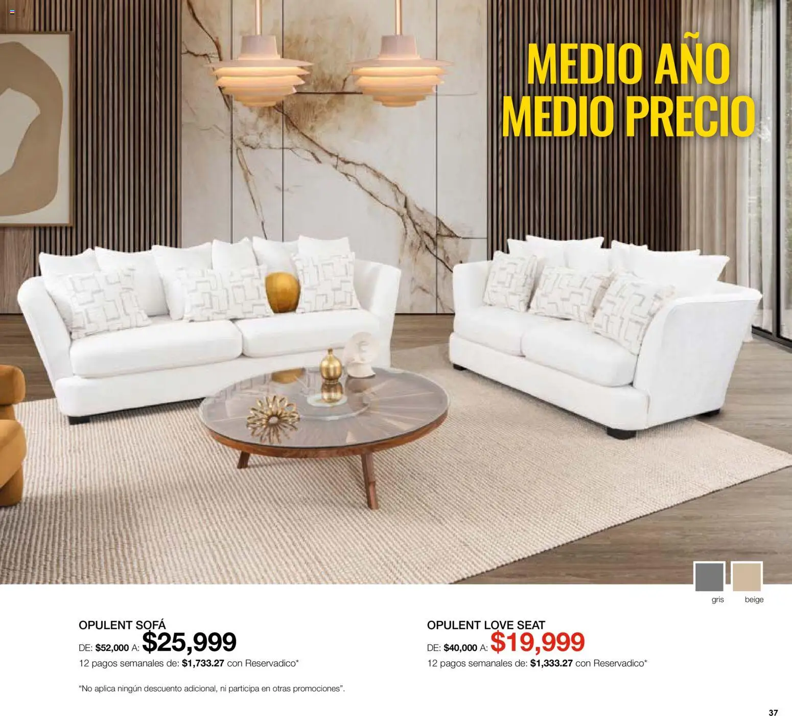 Nuevas ofertas de Muebles Dico válidas en toda la República Mexicana desde el 01/07/2026. ¡Encuentra las mejores ofertas en Muebles Dico catálogo! | Página: 37 | Productos: Sofá