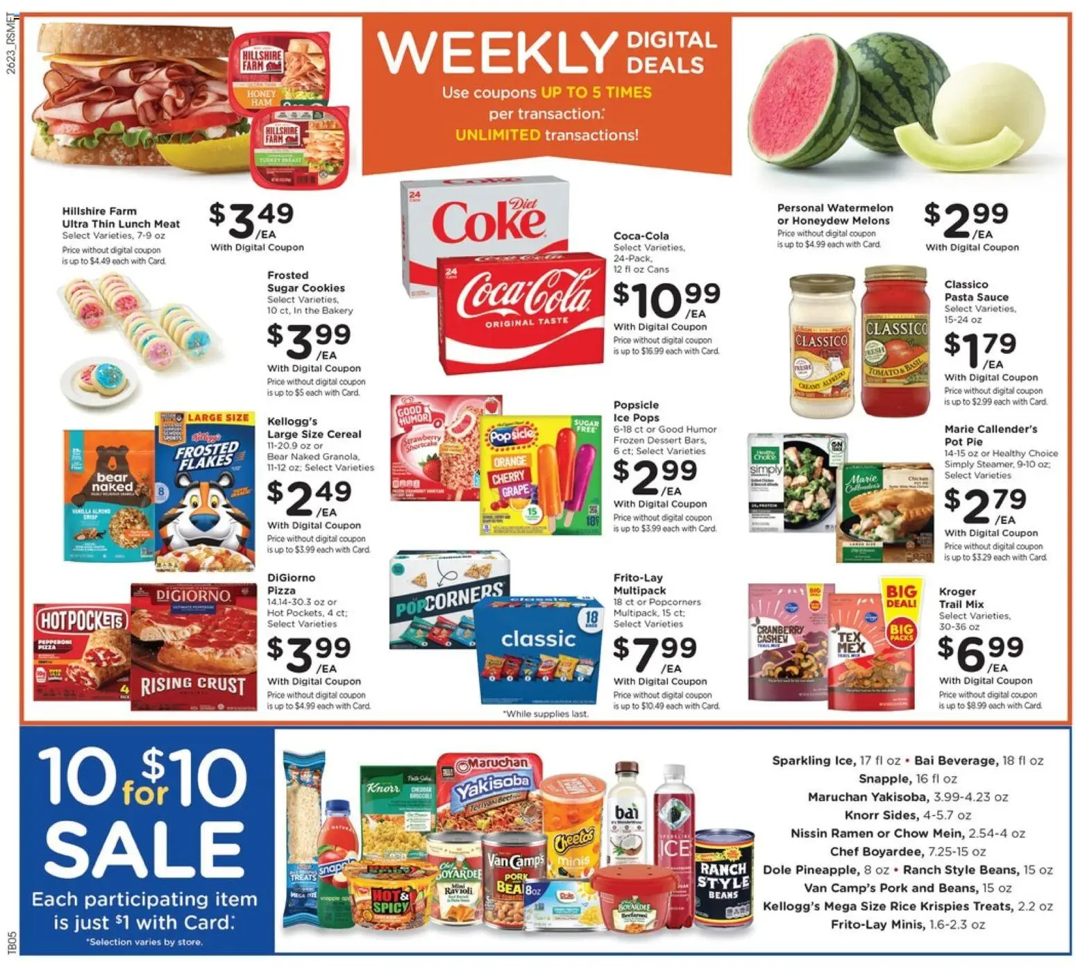 Pick ‘n Save Weekly Ad - valid from 07/08/2026 | Page: 3 | Products: Pork, Pasta, Sauce, Sugar