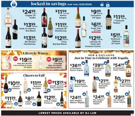 Preview of ShopRite weekly ads valid from 09/16/2026 | Page: 3 | Products: Box, Tequila, Prosecco, Vodka