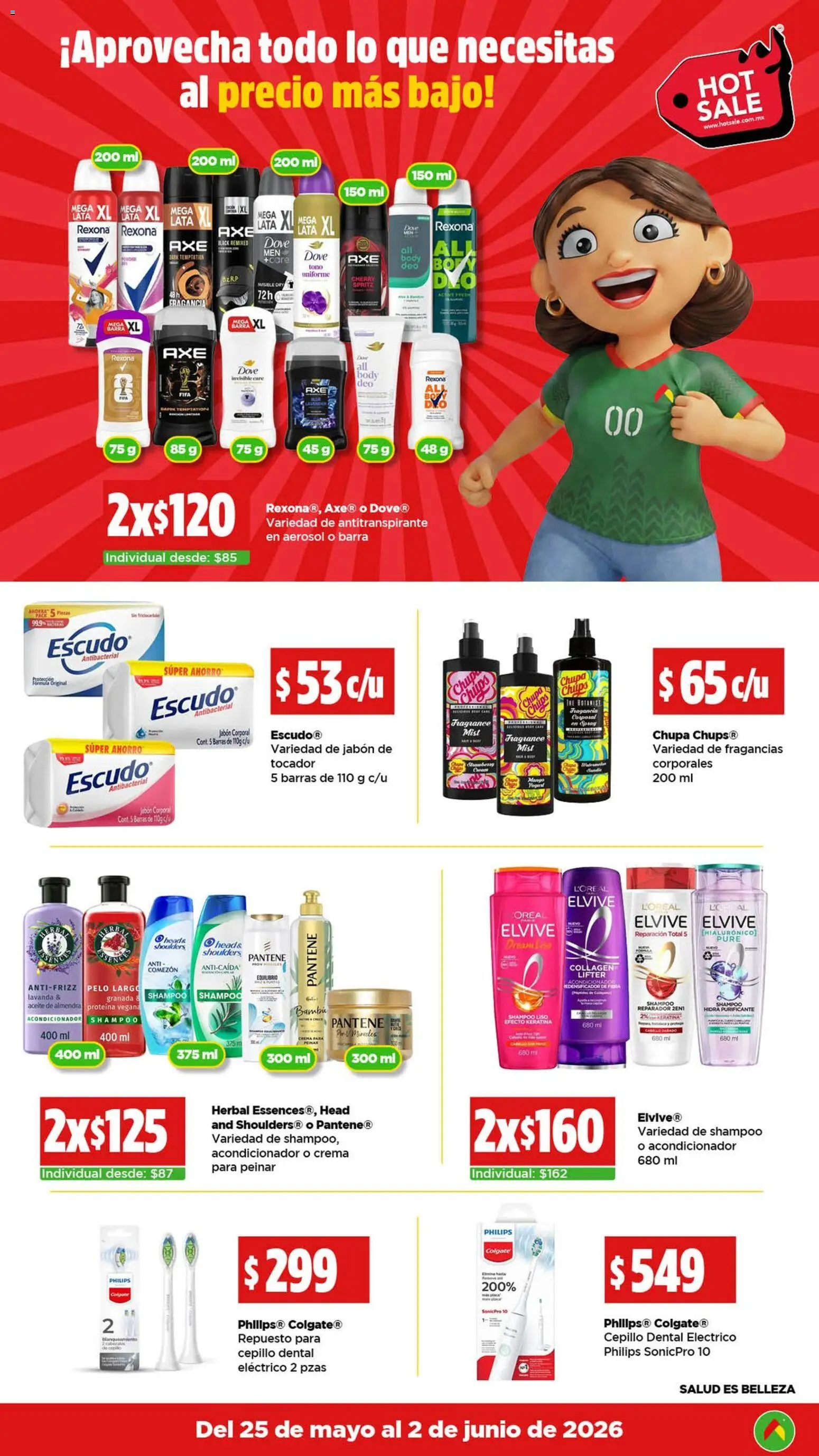 Nuevas ofertas de Bodega Aurrerá válidas en toda la República Mexicana desde el 25.05.2026. ¡Encuentra las mejores ofertas en Bodega Aurrerá Hot Sale! | Página: 12 | Productos: Crema, Mango, Aceite, Barra