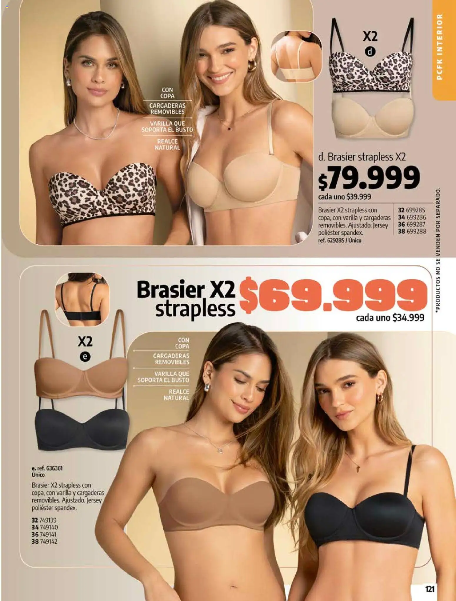 Pacifika revista - valida desde el 18/09/2026 | Página: 121 | Productos: Brasier