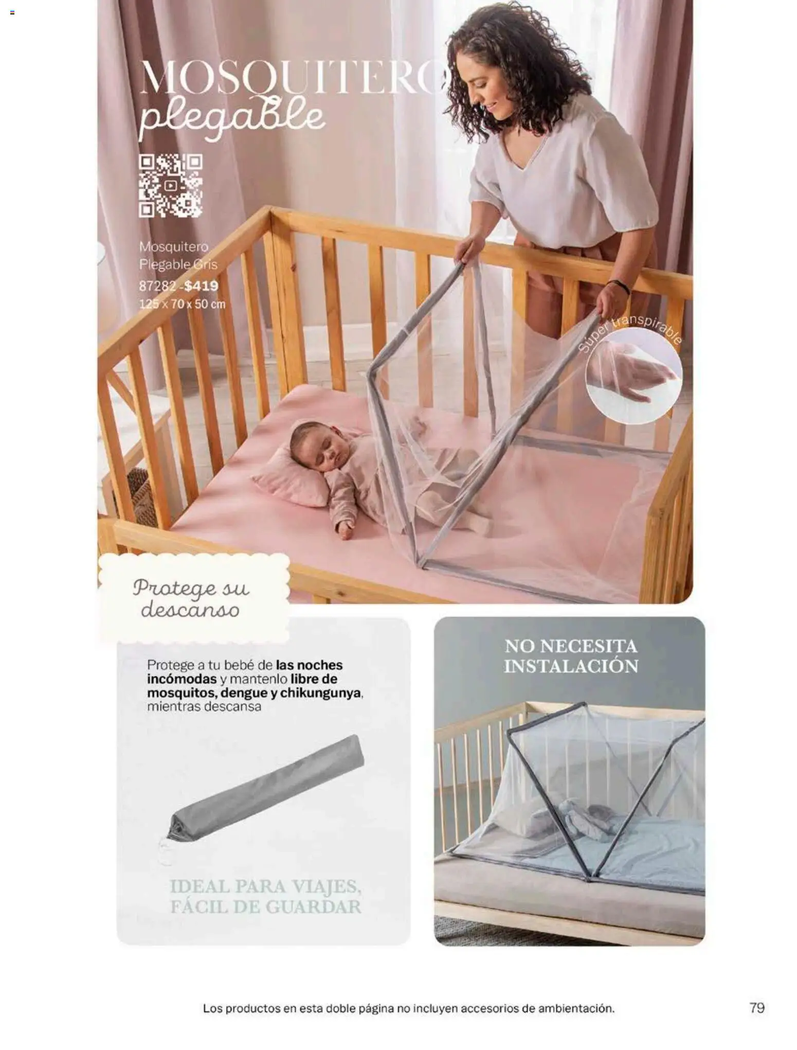 Nuevas ofertas de Vianney válidas en toda la República Mexicana desde el 17/08/2026. ¡Encuentra las mejores ofertas en Vianney catálogo Bebé! | Página: 81 | Productos: Mosquitero