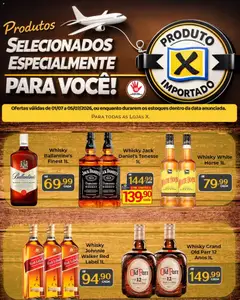 X Supermercados ofertas Produtos importados - Pré-Visualização do folheto da loja X Supermercados, válido de 01/07/2026