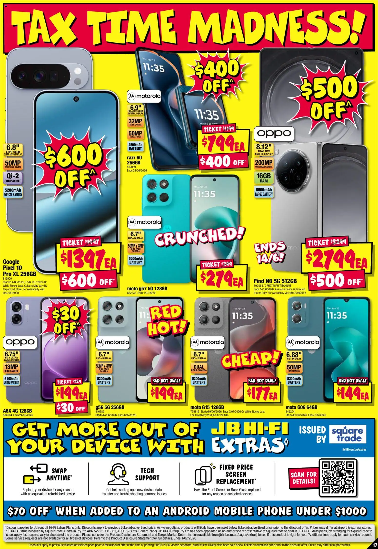 JB Hi-Fi catalogue - valid from 11.06.2026 | Page: 17 | Products: Battery, Phone, Device, Camera