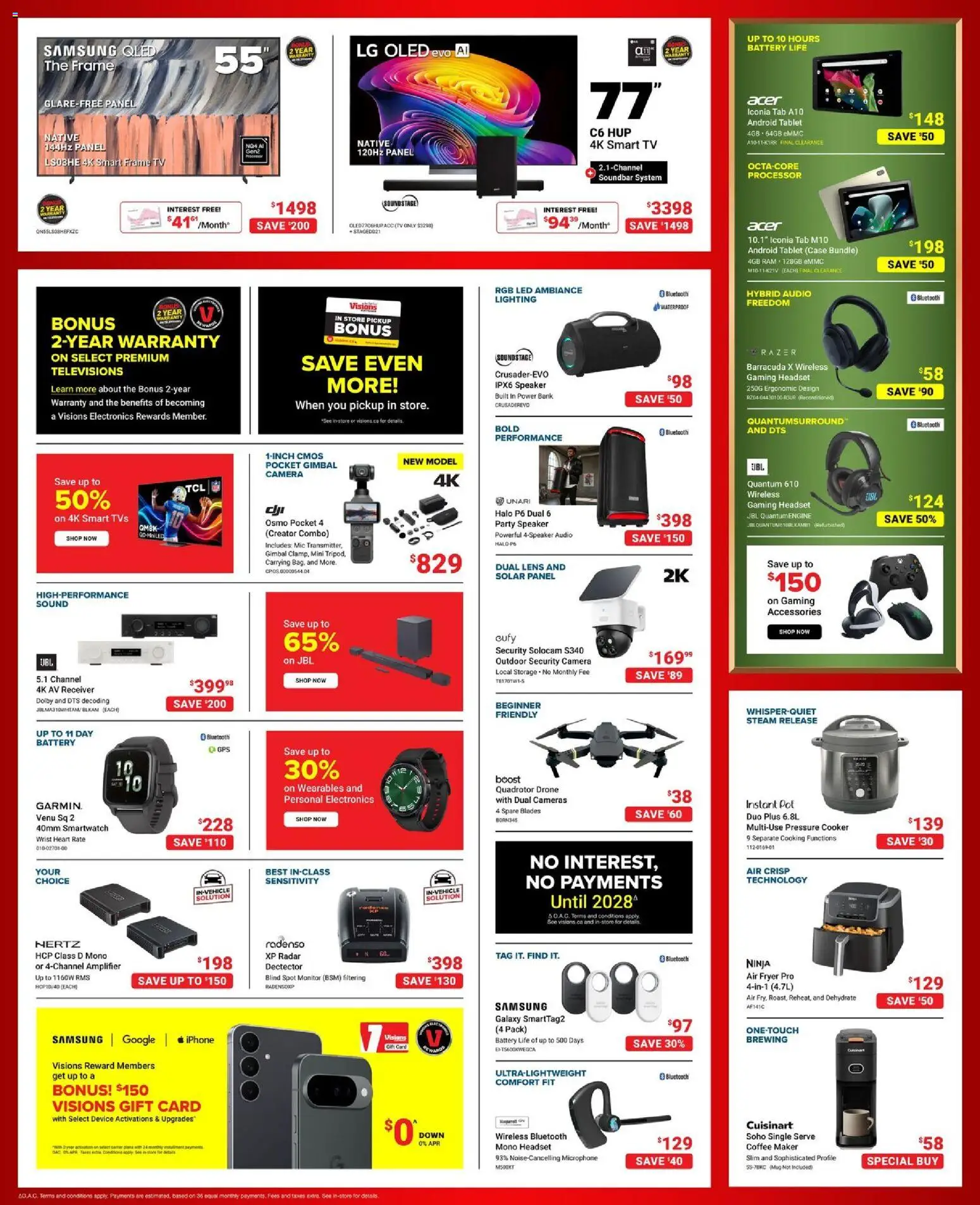 Visions flyer valid from Jul 31, 2026 | Page: 2 | Products: Fryer, Cooker, Smartwatch, Battery
