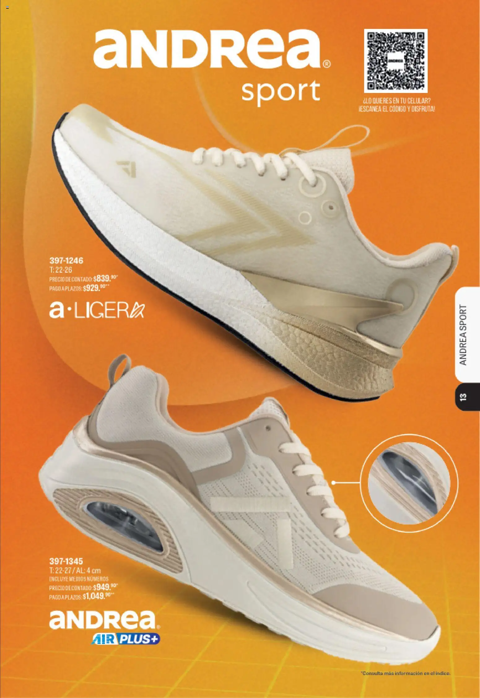 Nuevas ofertas de Andrea válidas en toda la República Mexicana desde el 23/08/2026. ¡Encuentra las mejores ofertas en Andrea catálogo Sport! | Página: 11