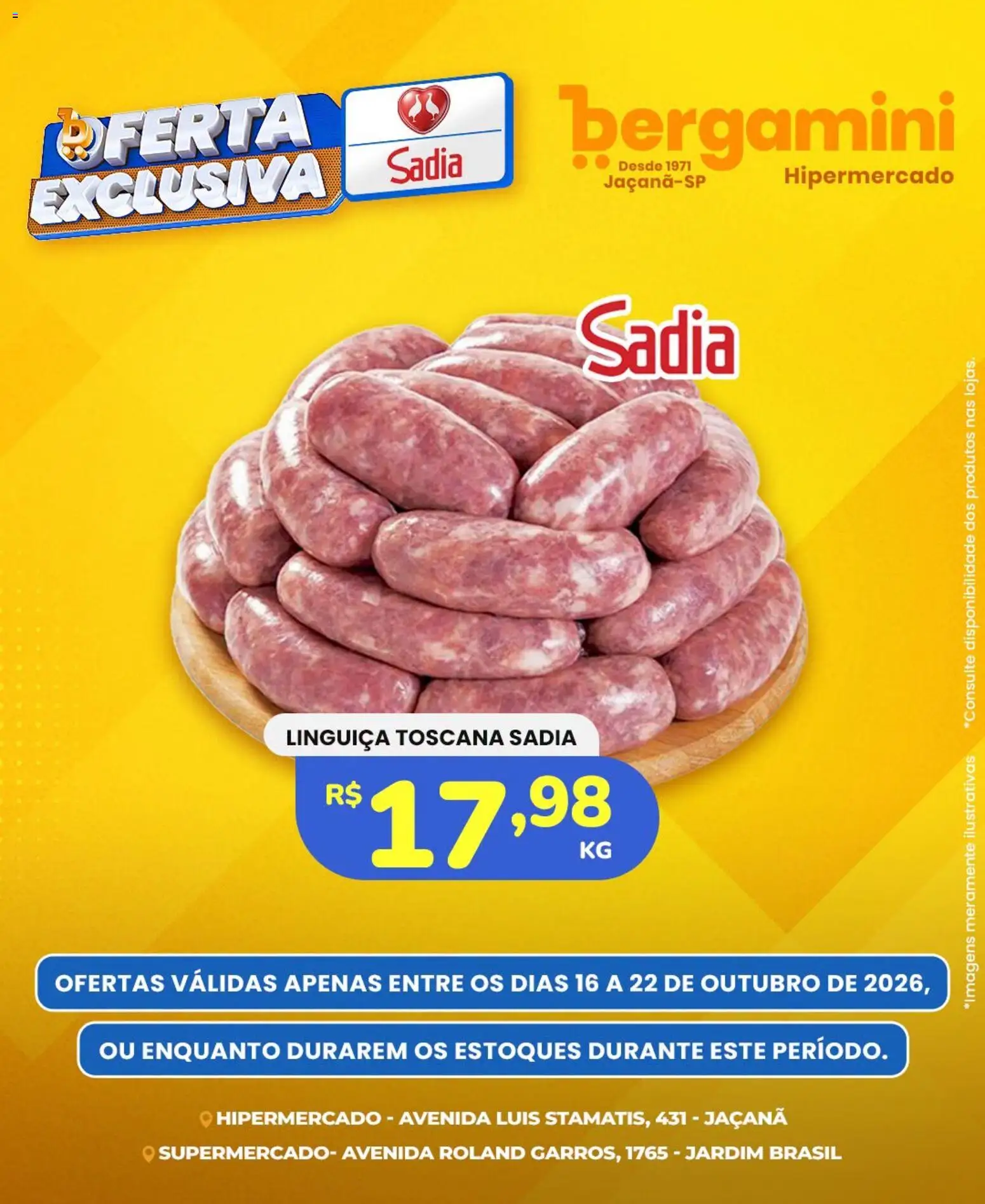 Supermercado Bergamini Folheto - válido de 16/10/2026 | Página: 5