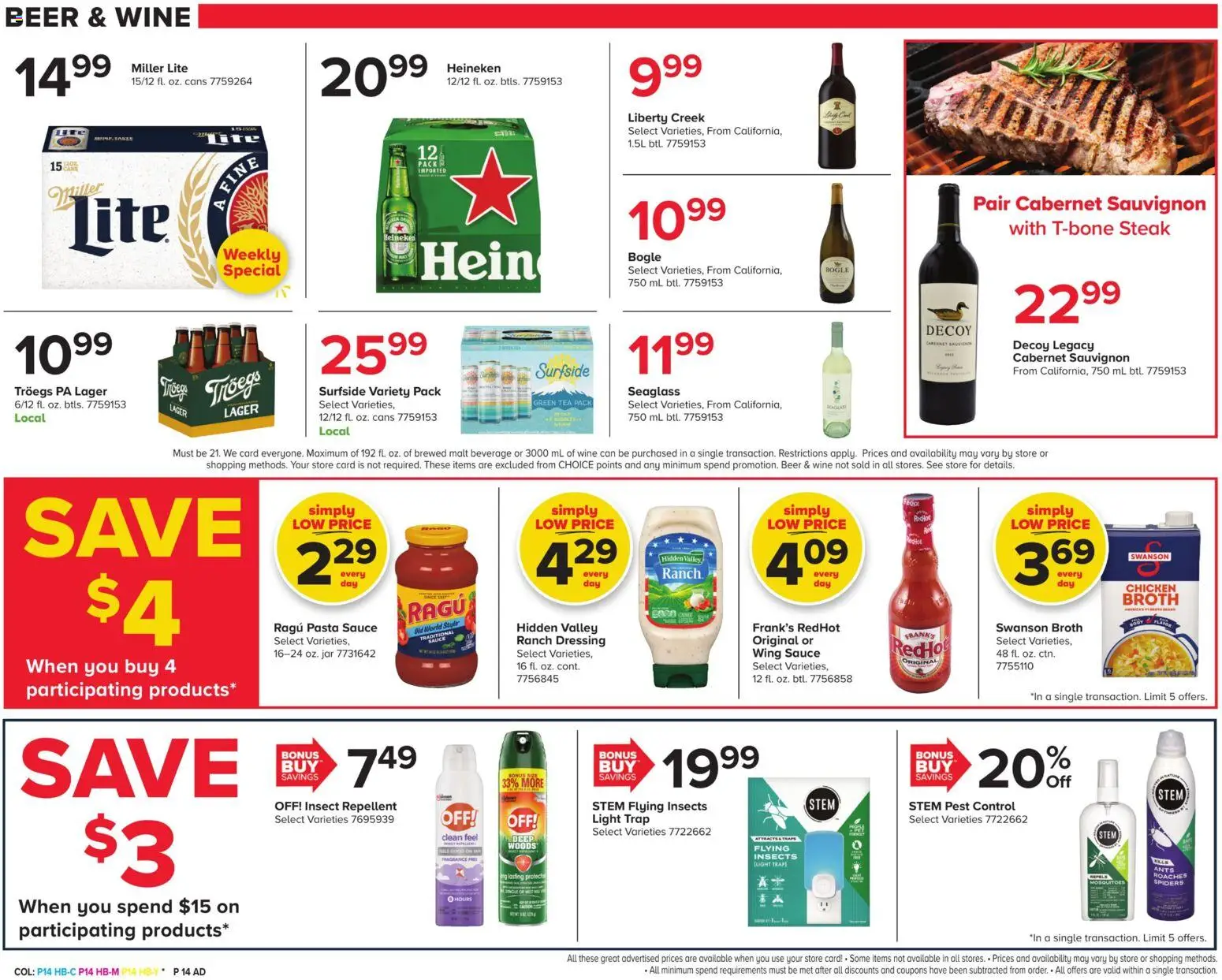 Giant Weekly Ad - valid from 22.05.2026 | Page: 16 | Products: Wine, Beer, Pasta, Sauce