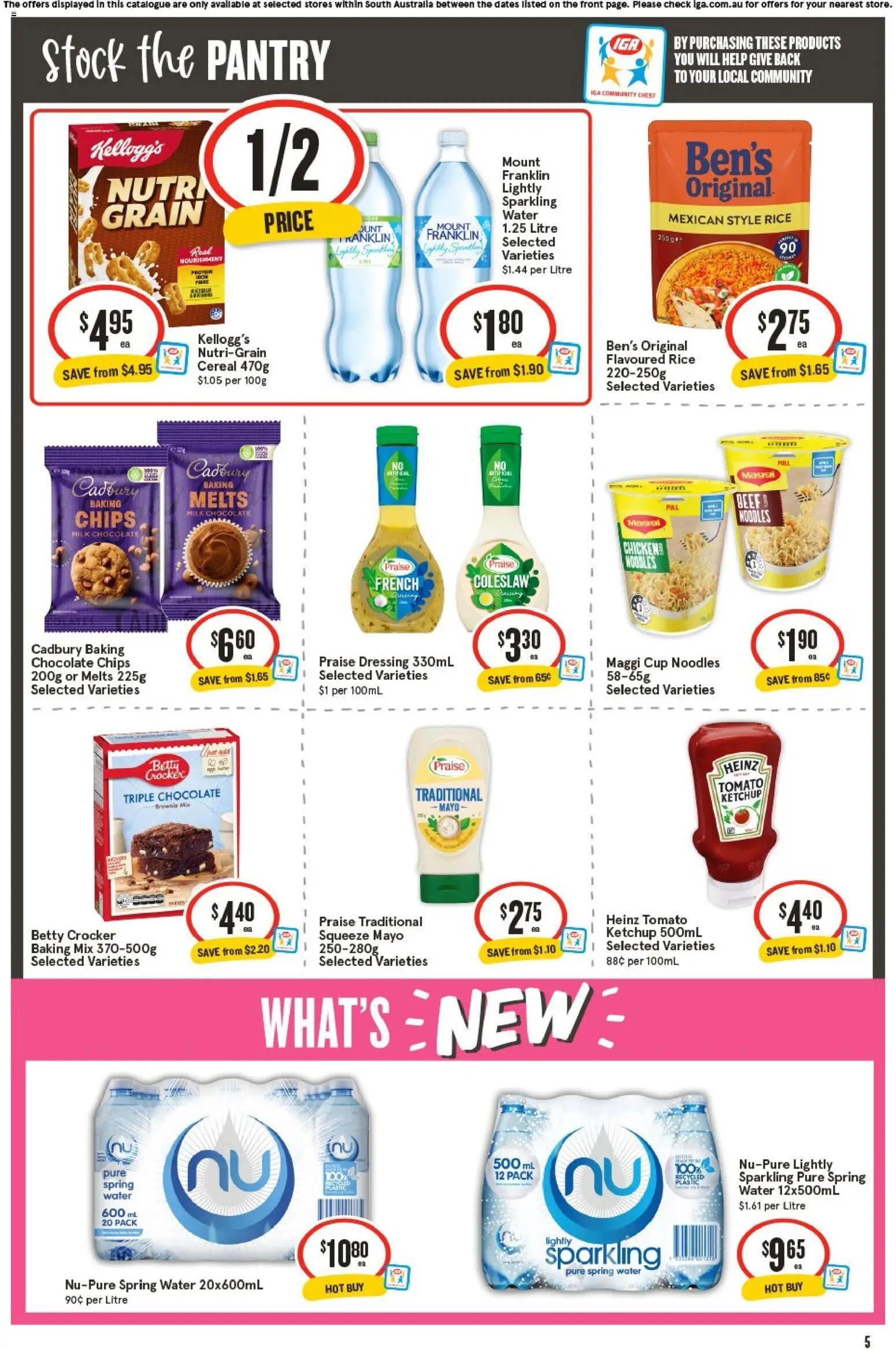 IGA catalogue - valid from 17.06.2026 | Page: 6 | Products: Chocolate, Rice, Ketchup, Lime
