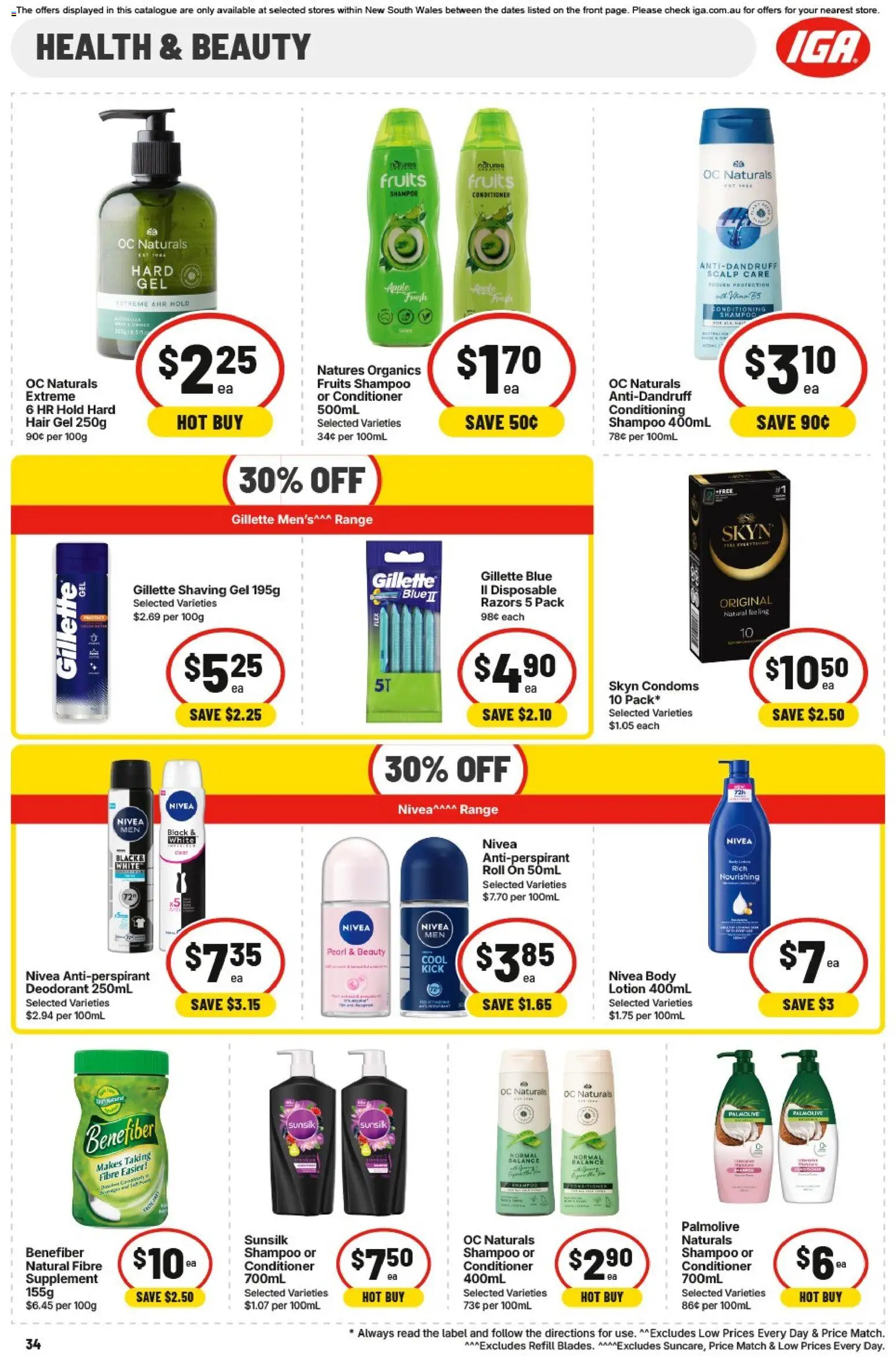 IGA catalogue - valid from 26/08/2026 | Page: 32 | Products: Light, Aloe vera, Batteries, Tampons