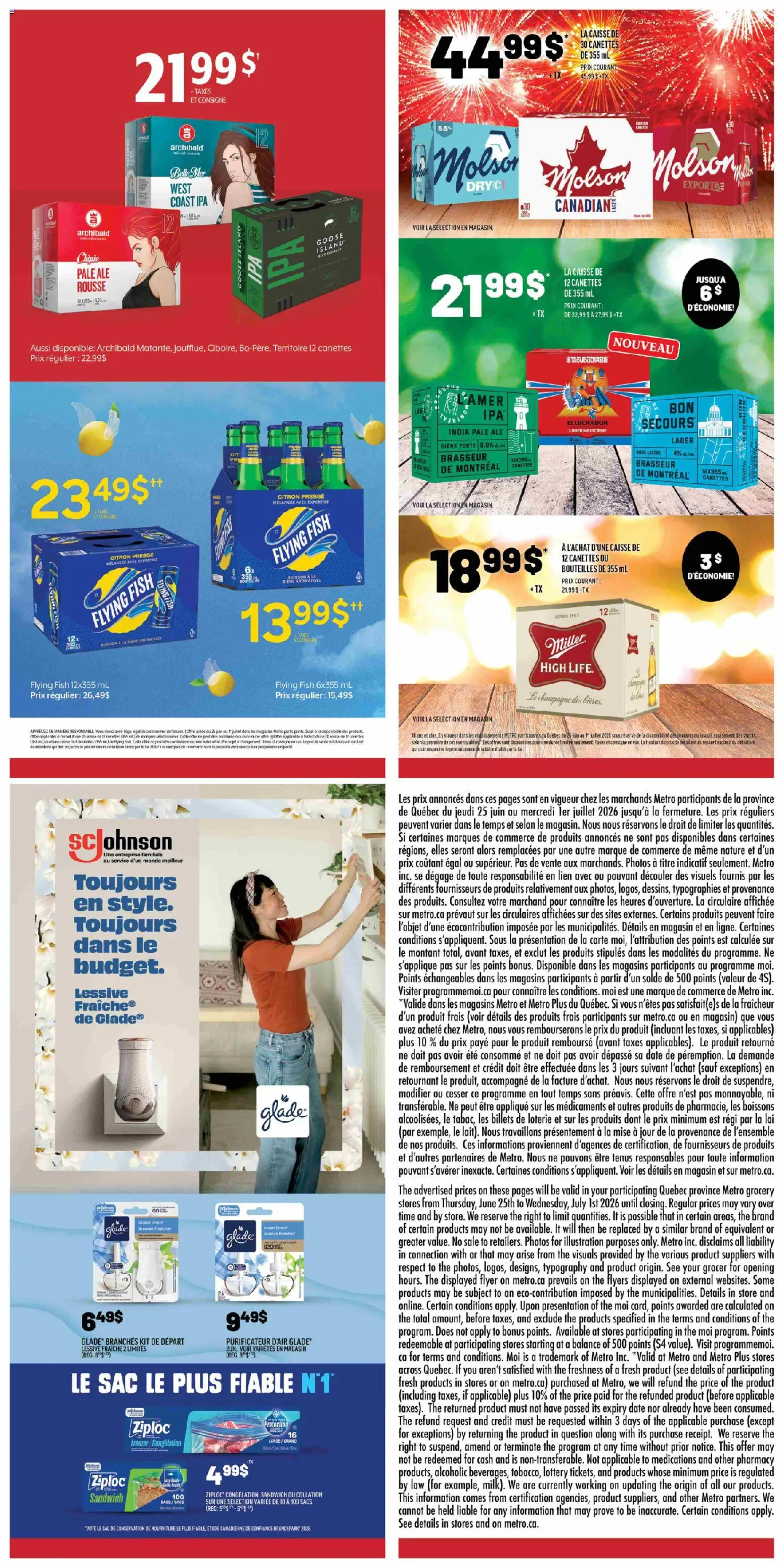 Metro flyer valid from Jun 25, 2026 | Page: 18 | Products: Fish, Freezer