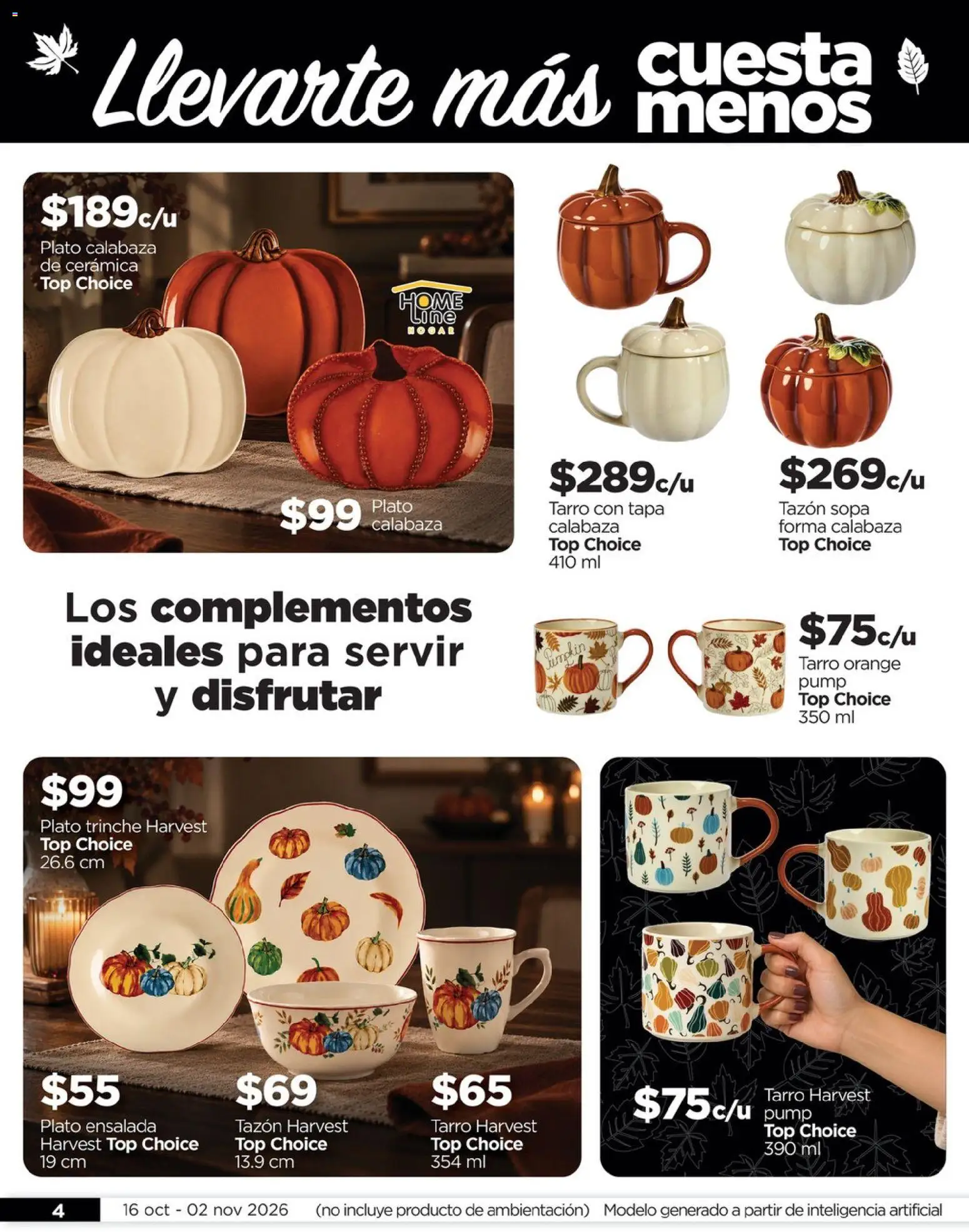 Nuevas ofertas de Chedraui válidas en toda la República Mexicana desde el 16/10/2026. ¡Encuentra las mejores ofertas en Chedraui folleto Llevarte más cuesta menos! | Página: 4