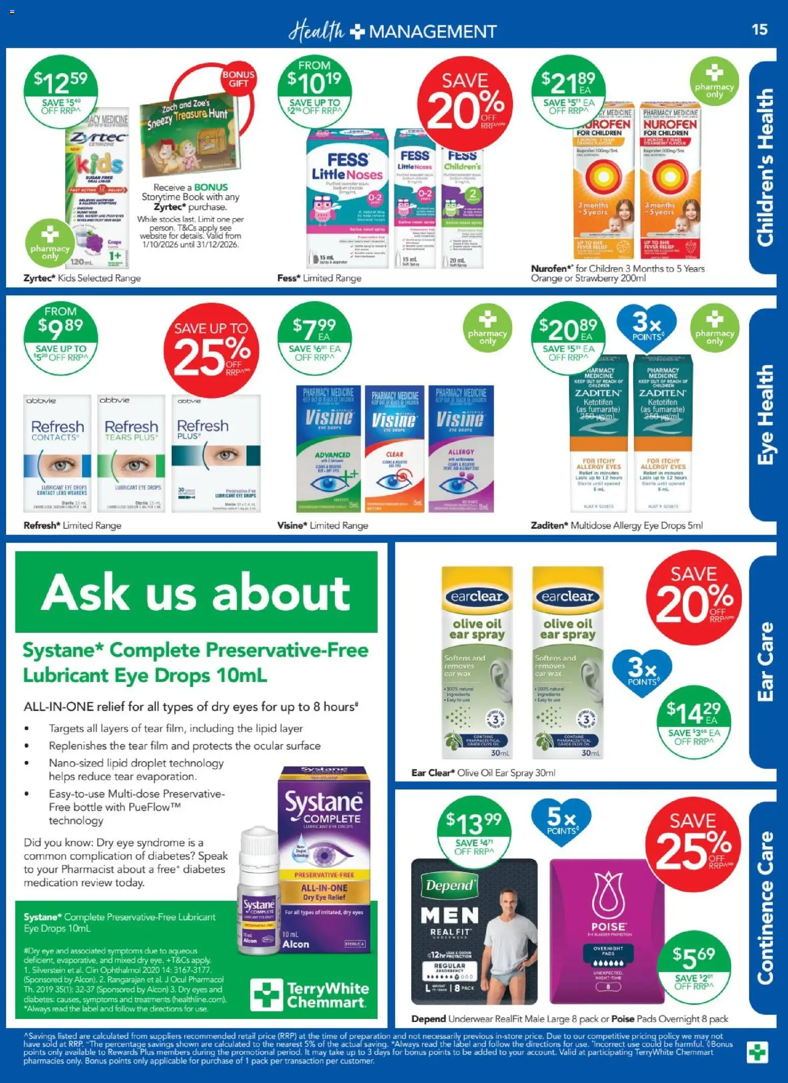 Terry White catalogue - valid from 01/10/2026 | Page: 15 | Products: Ingredients, Underwear, Sugar, Allergy