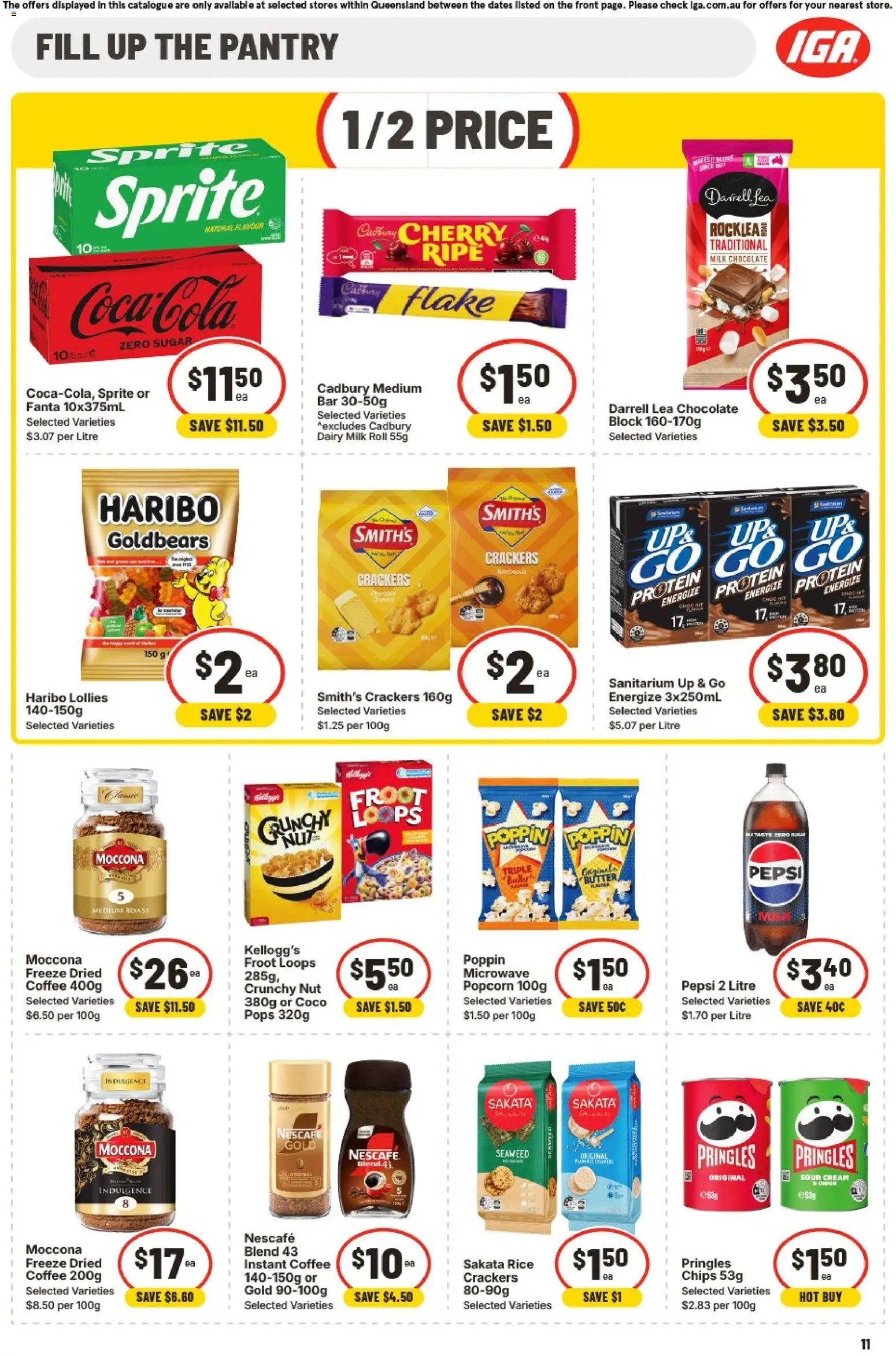 IGA catalogue - valid from 26/08/2026 | Page: 11 | Products: Dairy, Protein, Rice, Fanta