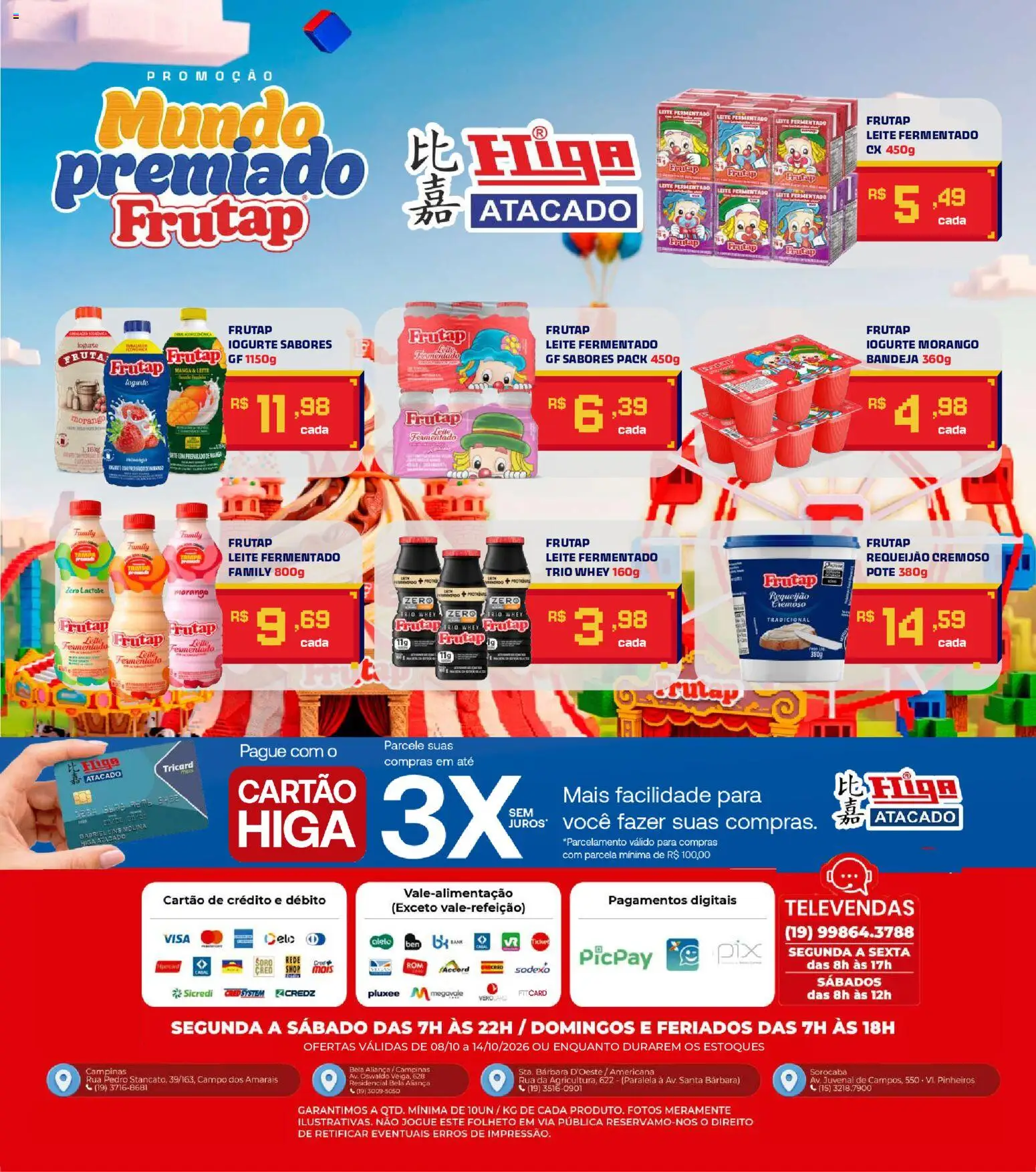 Higa Atacado Folheto - válido de 08/10/2026 | Página: 1