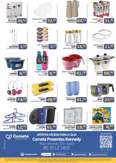 Cometa Supermercados ofertas Presentes - Pré-Visualização do folheto da loja Cometa Supermercados, válido de 16.06.2026 | Página: 2 | Produtos: Celular, Faca, Salada, Câmera