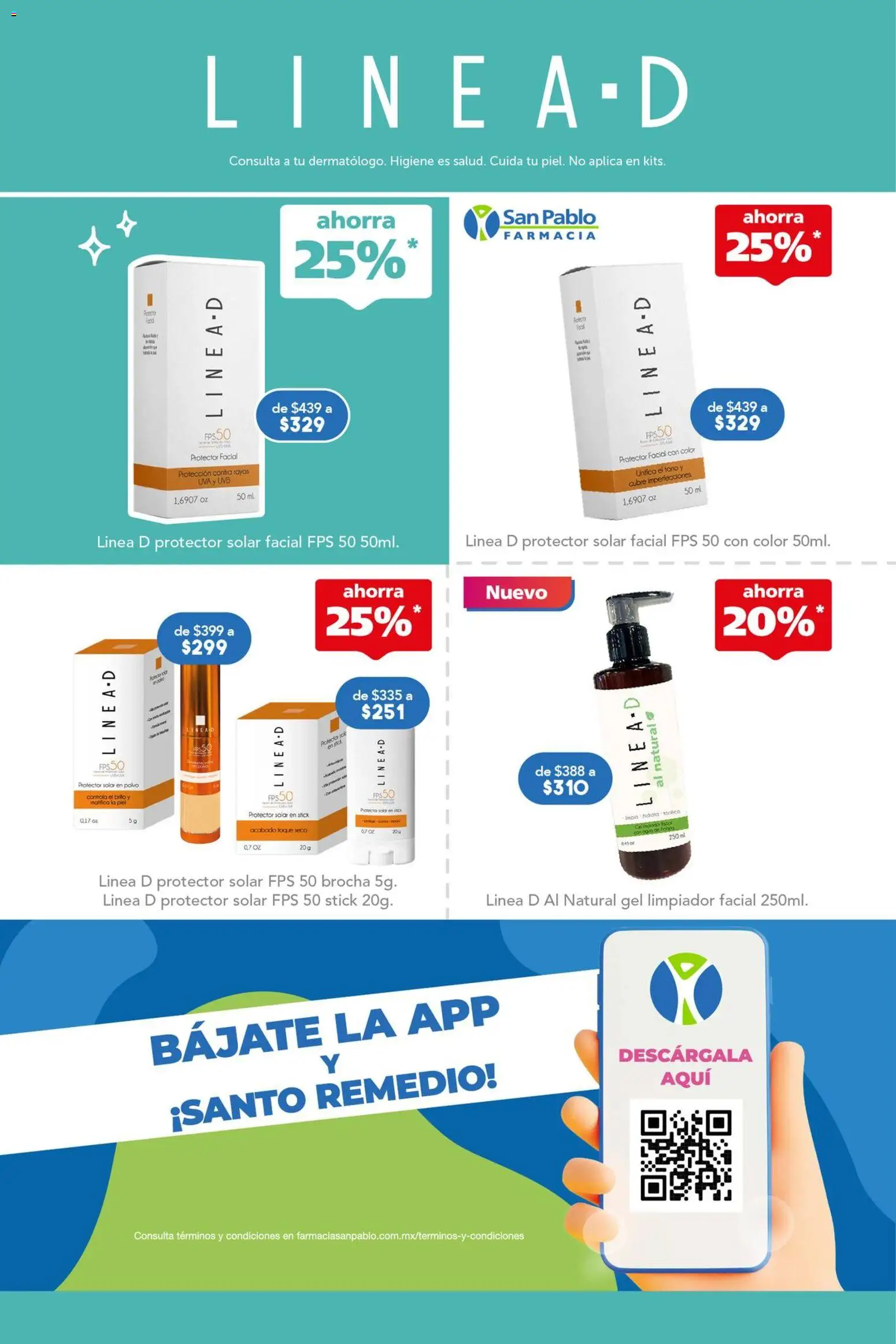 Nuevas ofertas de Farmacia San Pablo válidas en toda la República Mexicana desde el 12.04.2026. ¡Encuentra las mejores ofertas en Farmacia San Pablo catálogo! | Página: 10 | Productos: Uva, Limpiador facial, Polvo, Protector solar