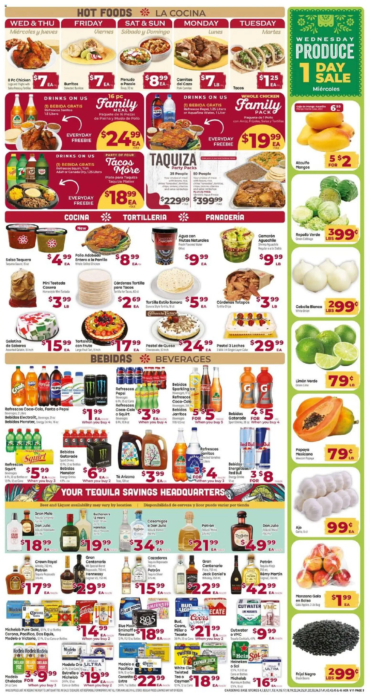 Cardenas Weekly Ad - valid from 17.06.2026 | Page: 3 | Products: Rice, Chips, Garlic, Pc