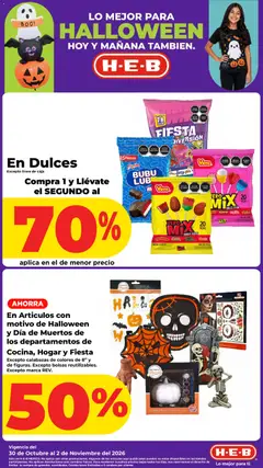 Vista previa de H-E-B folleto, nuevo folleto de la tienda, válido en México a partir del 30/10/2026