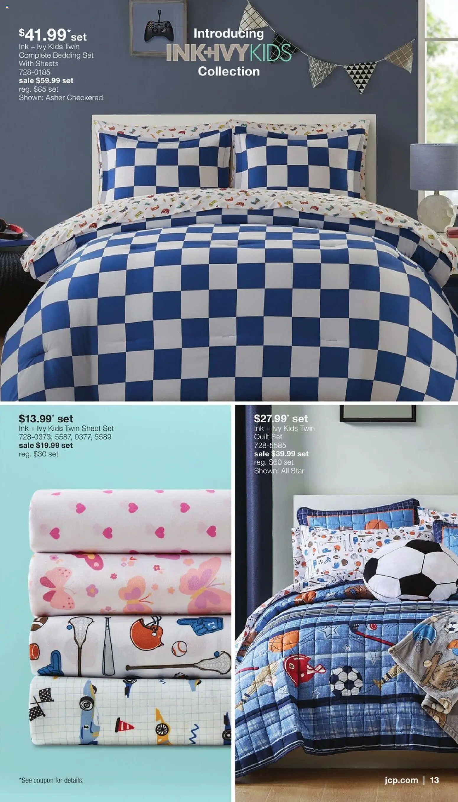 JCPenney Semi-Annual Home Sale - valid from 07/13/2026 | Page: 12 | Products: Ink, Quilt, Sheet