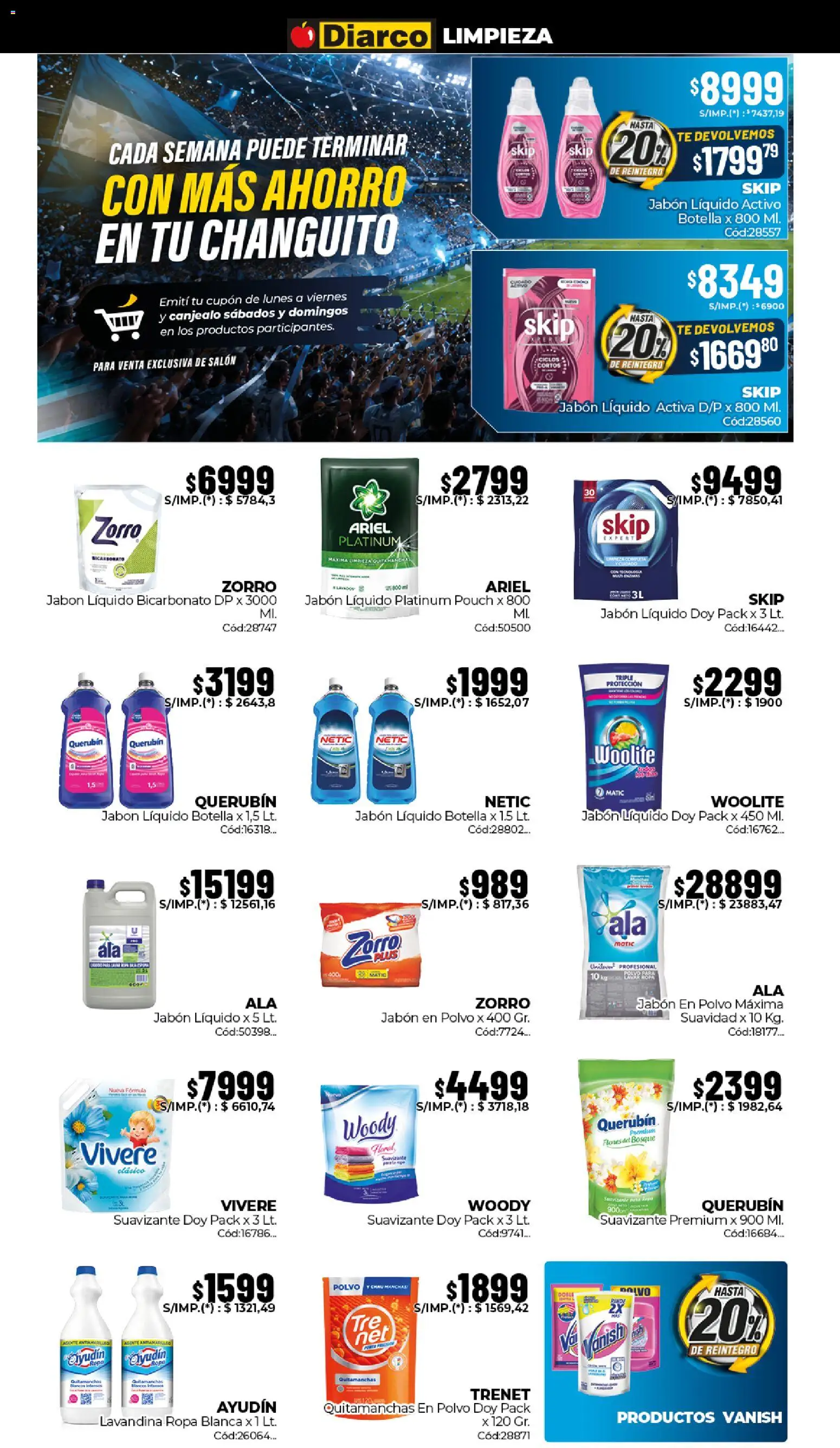 Diarco - Ahorros Mundiales │ válido desde el 22/06/2026 | Página: 16