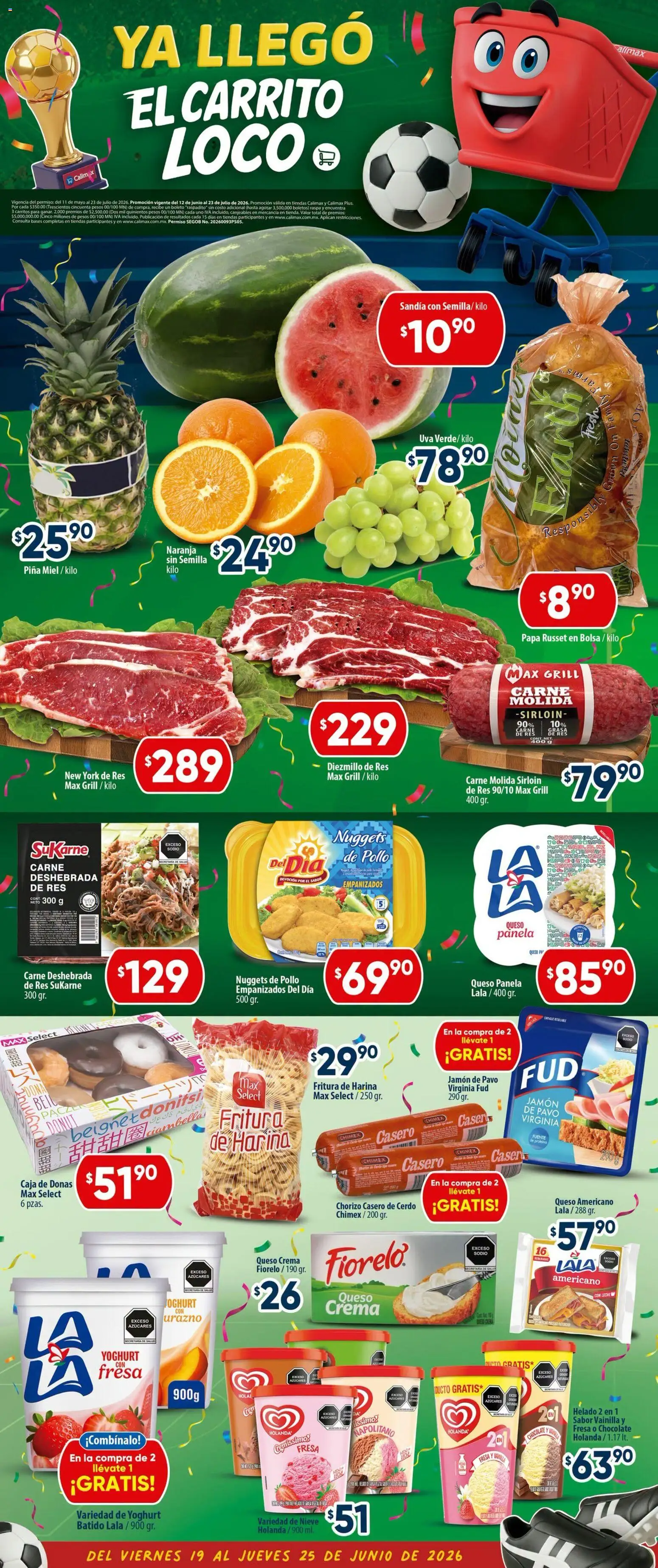 Nuevas ofertas de Calimax válidas en toda la República Mexicana desde el 19.06.2026. ¡Encuentra las mejores ofertas en Calimax folleto Ensenada! | Página: 4