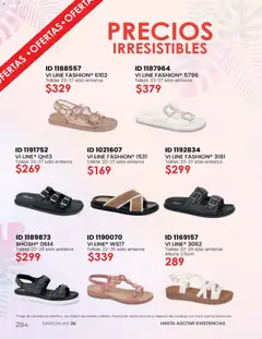 Vista previa de Price Shoes catálogo Sandalias 2026, nuevo folleto de la tienda, válido en México a partir del 23/06/2026 | Página: 284