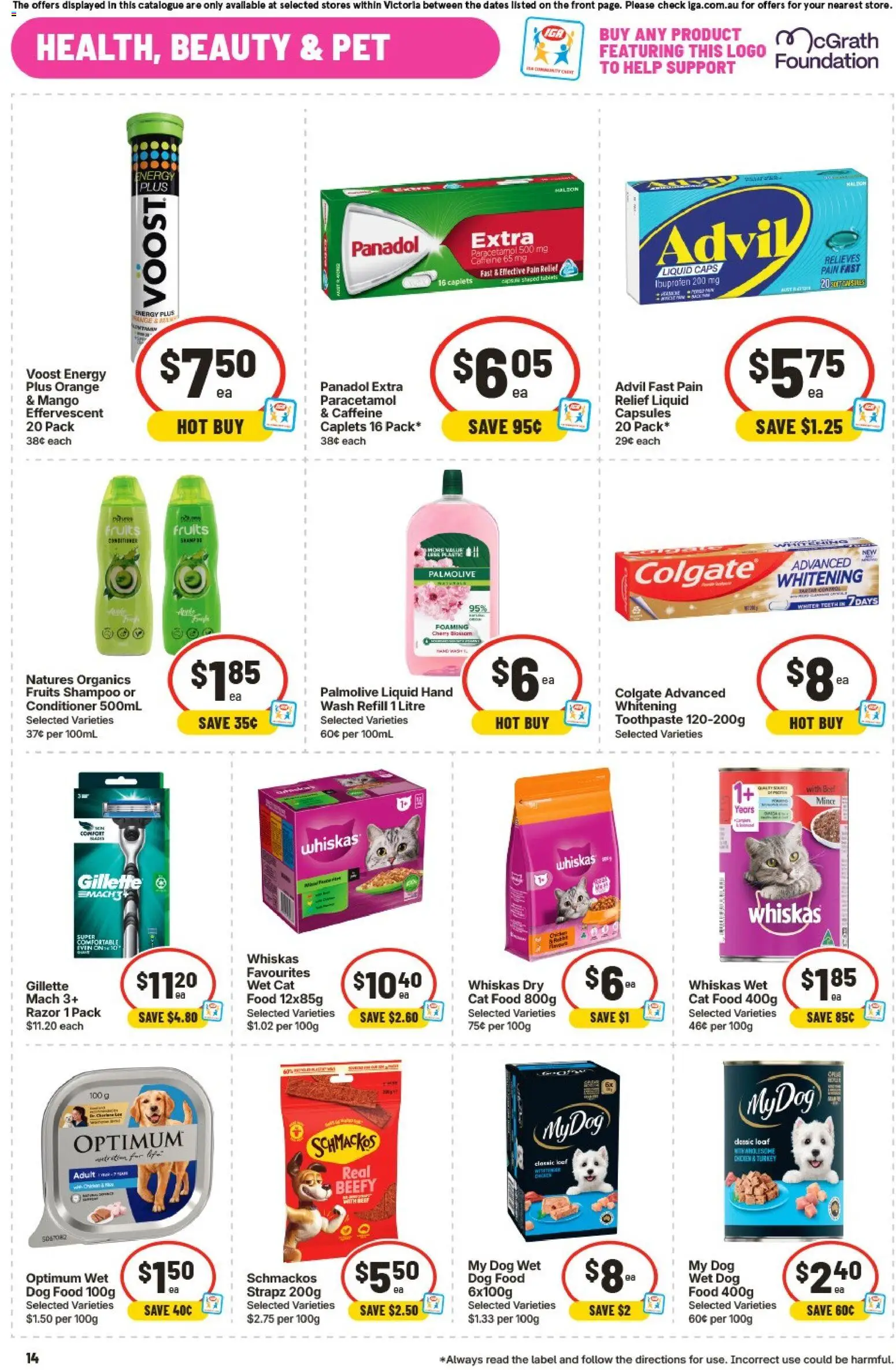 IGA catalogue - valid from 23/09/2026 | Page: 14 | Products: Cheese, Spinach, Foundation, Mousse