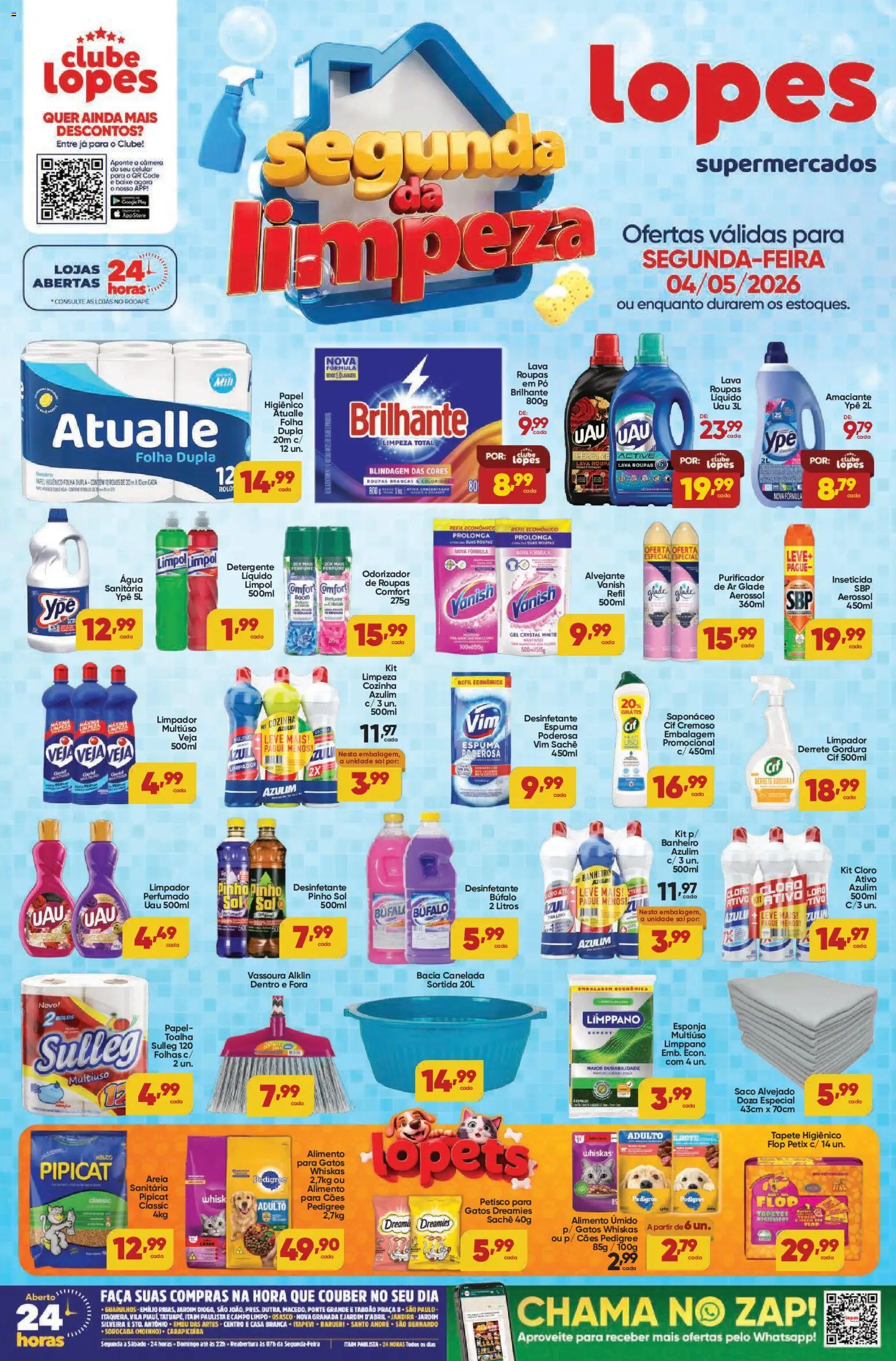 Lopes Supermercados Folheto - válido de 04.05.2026 | Página: 1 | Produtos: Celular, Perfume, Saponáceo, Rodapé