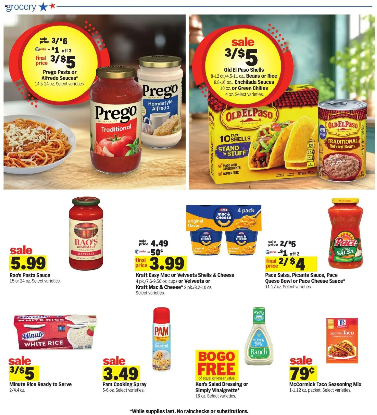 Meijer Weekly Ad - valid from 07/08/2026 | Page: 10 | Products: Rice, Pasta, Salad, Sauce