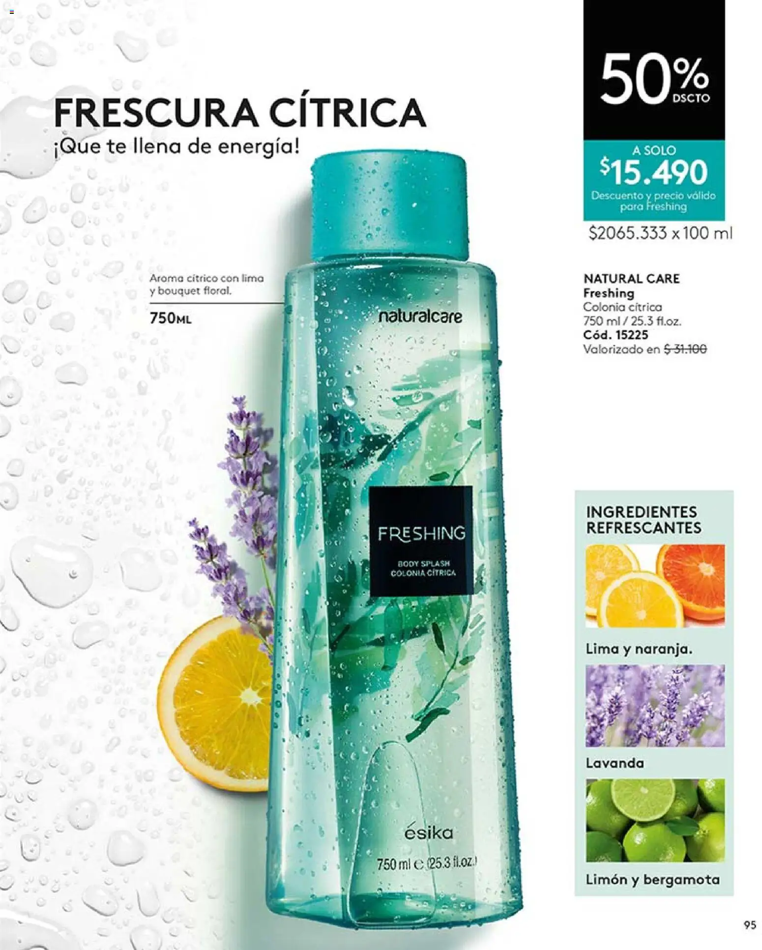 Catálogo Ésika Campaña 6 │ válido desde el 01.04.2026 | Página: 95 | Productos: Lima, Limón, Body, Té