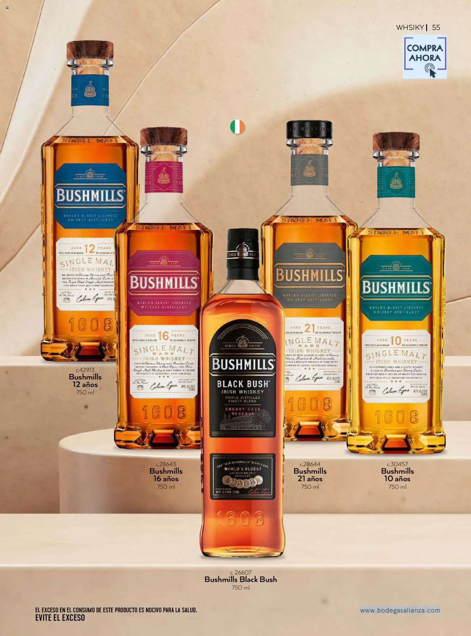 Nuevas ofertas de Bodegas Alianza válidas en toda la República Mexicana desde el 01/07/2026. ¡Encuentra las mejores ofertas en Bodegas Alianza catálogo! | Página: 57 | Productos: Whiskey