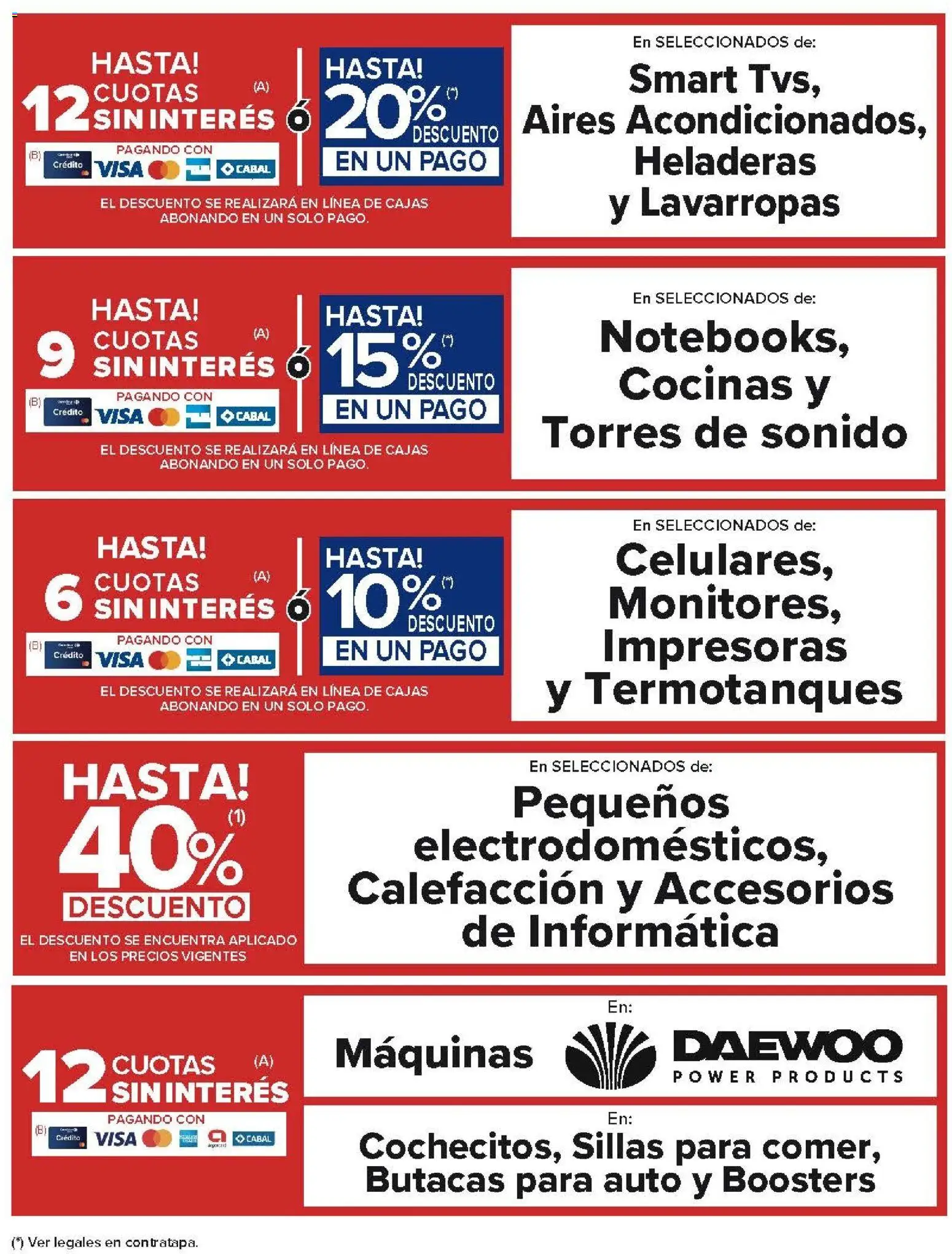 Carrefour - AHORRO FINDE MES │ válido desde el 19.05.2026 | Página: 22 | Productos: Lavarropas