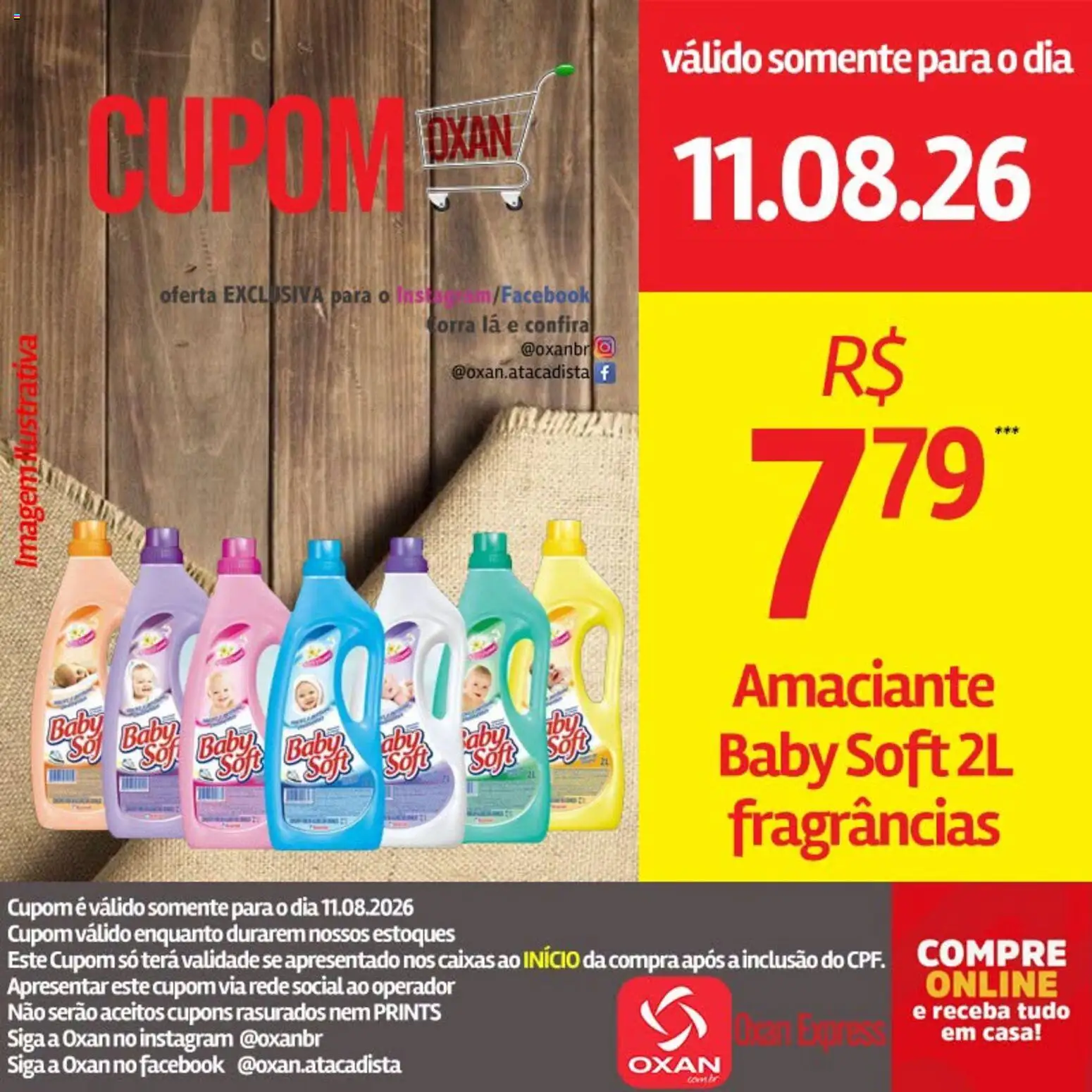 Oxan Atacadista Folheto - válido de 11/08/2026 | Página: 9 | Produtos: Amaciante
