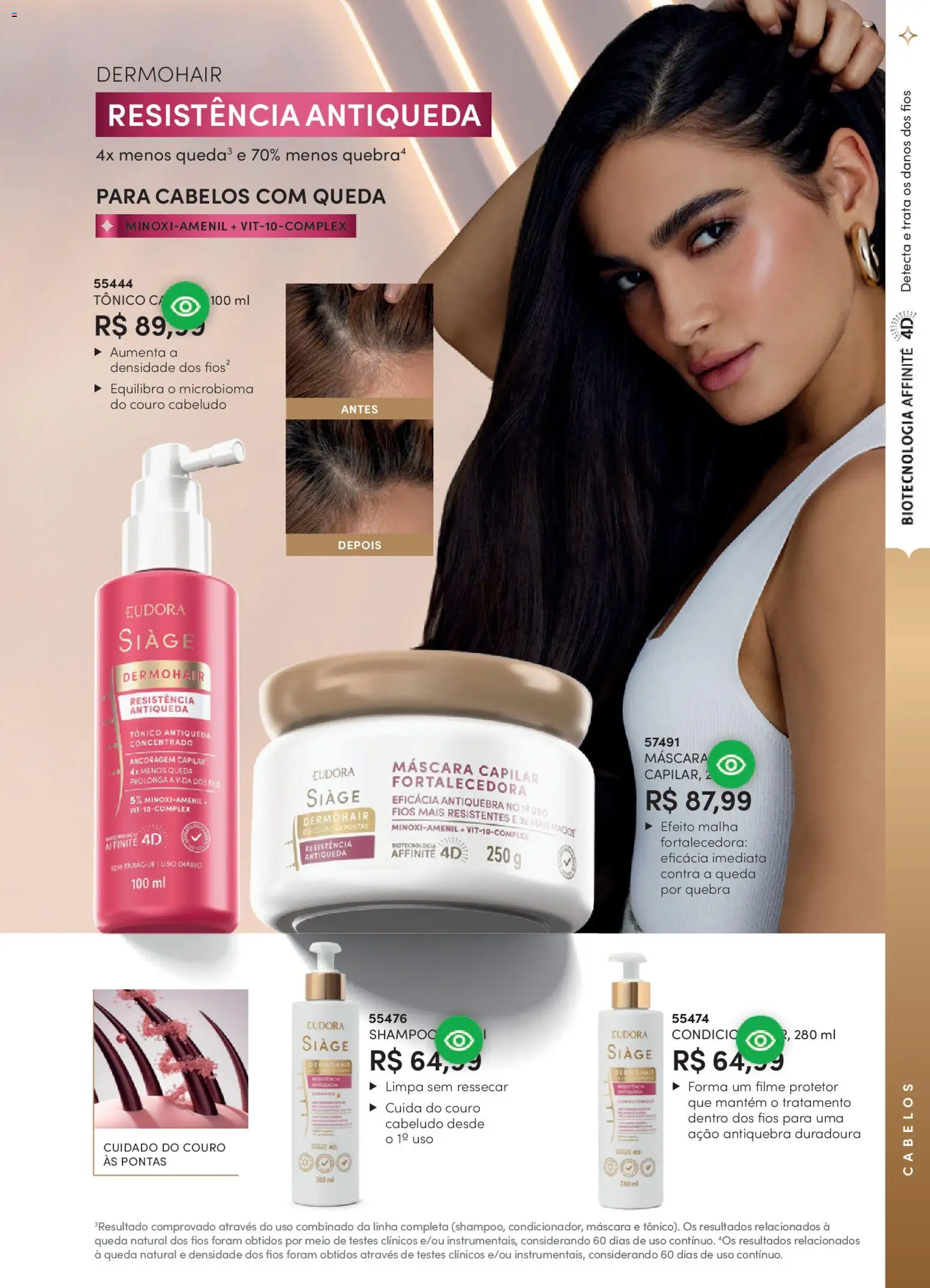 Eudora Folheto - válido de 01.04.2026 | Página: 67 | Produtos: Shampoo, Tônico