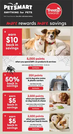 Preview of Petsmart weekly flyer / circulaire from shop Petsmart valid from Oct 5, 2026