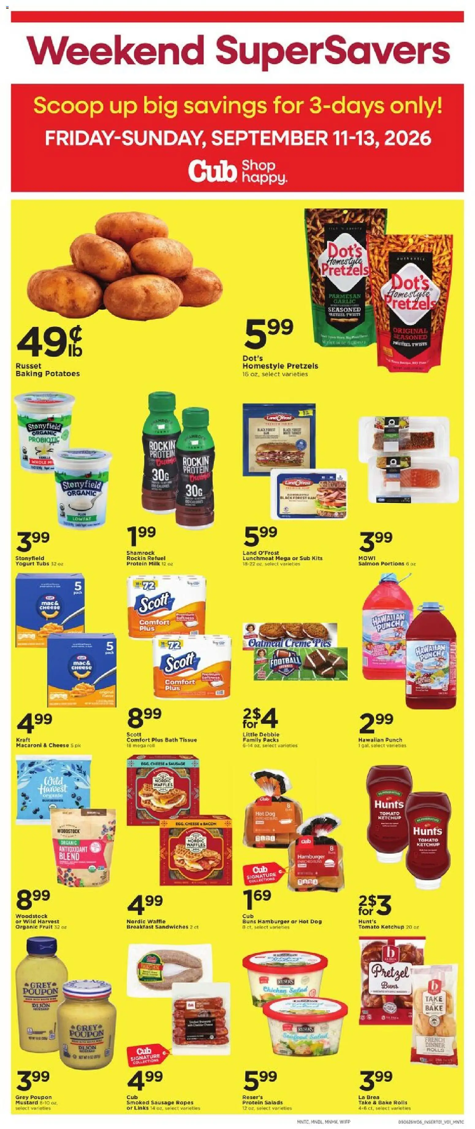 Cub Foods Weekly Ad - valid from 09/06/2026 | Page: 5 | Products: Cheese, Hamburger, Mustard, Parmesan